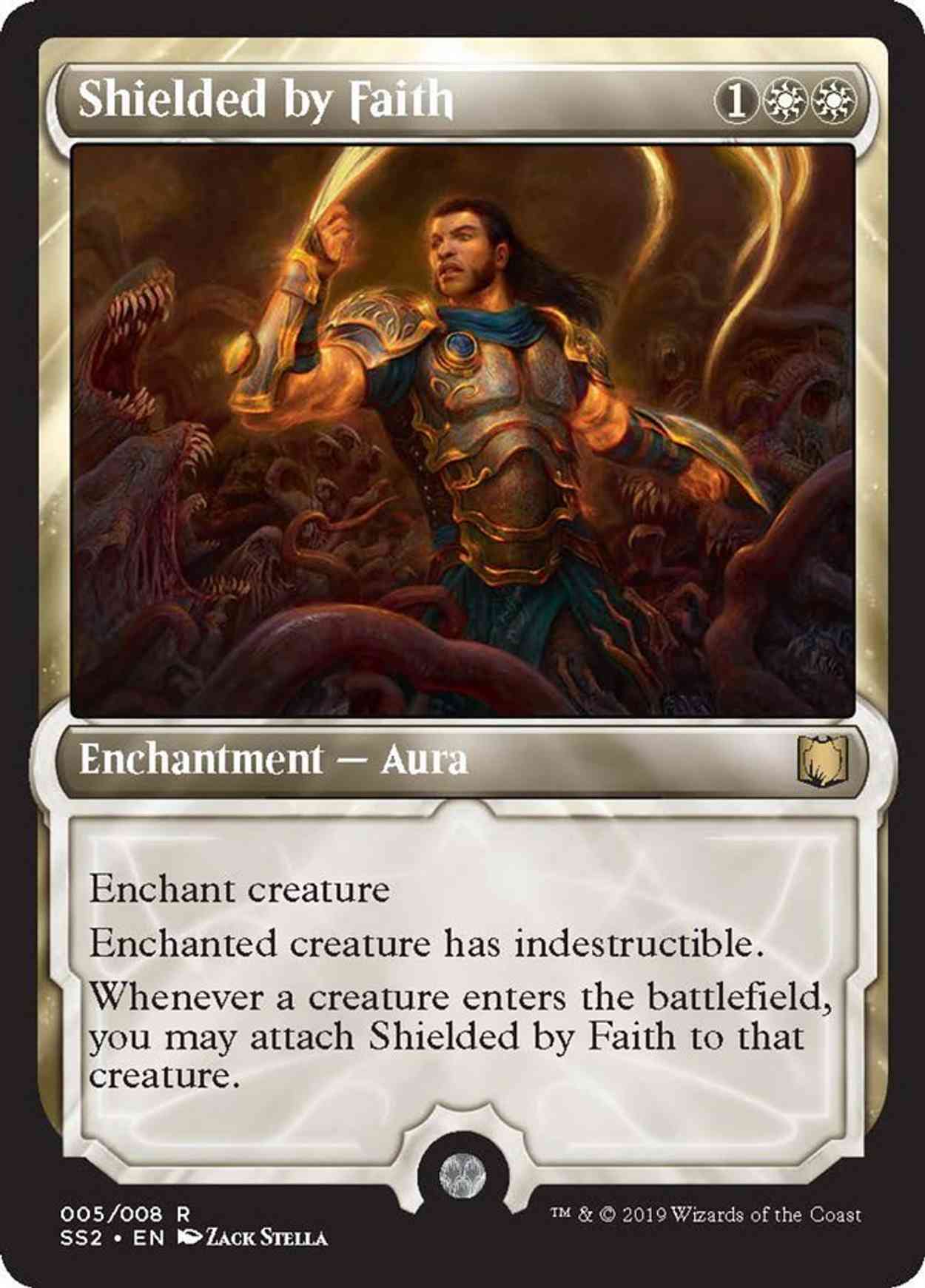 Shielded by Faith magic card front
