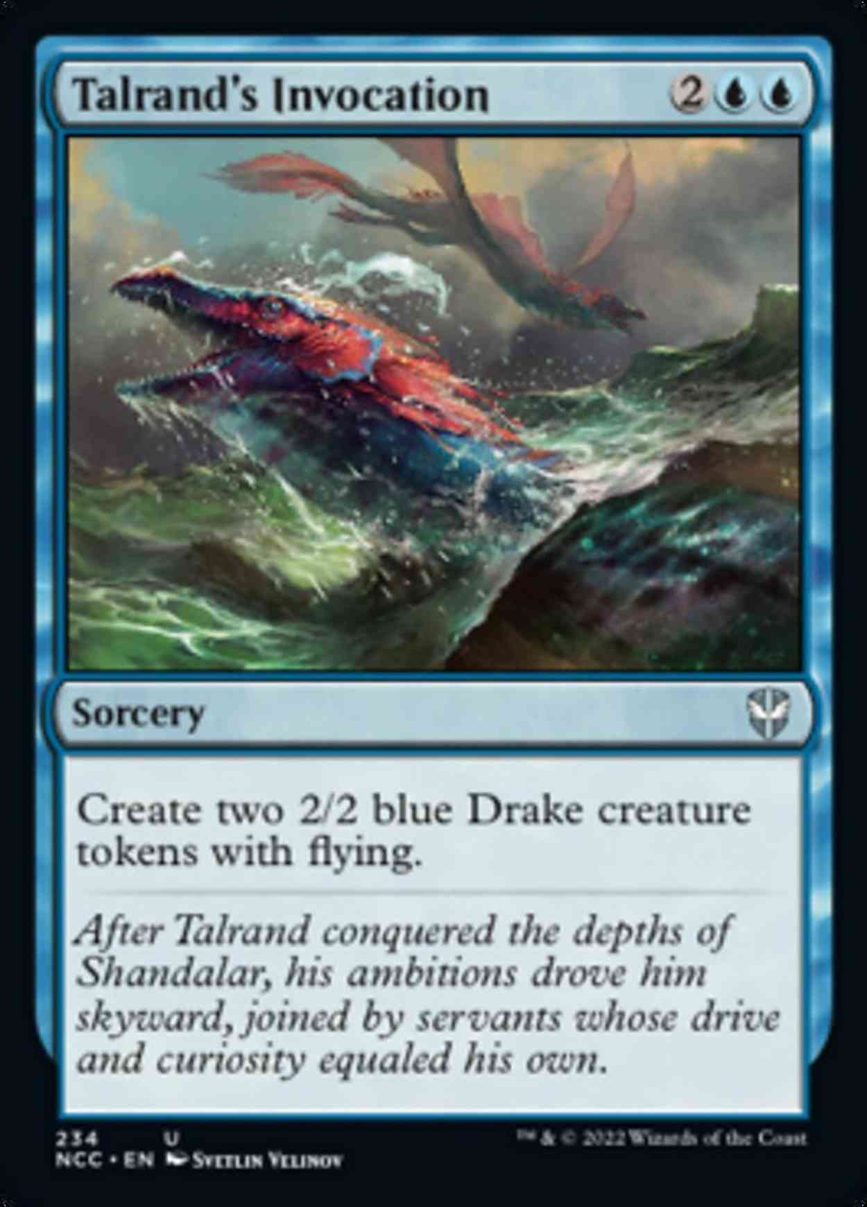 Talrand's Invocation magic card front