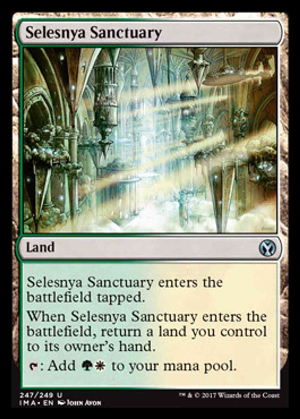 Selesnya Sanctuary magic card front