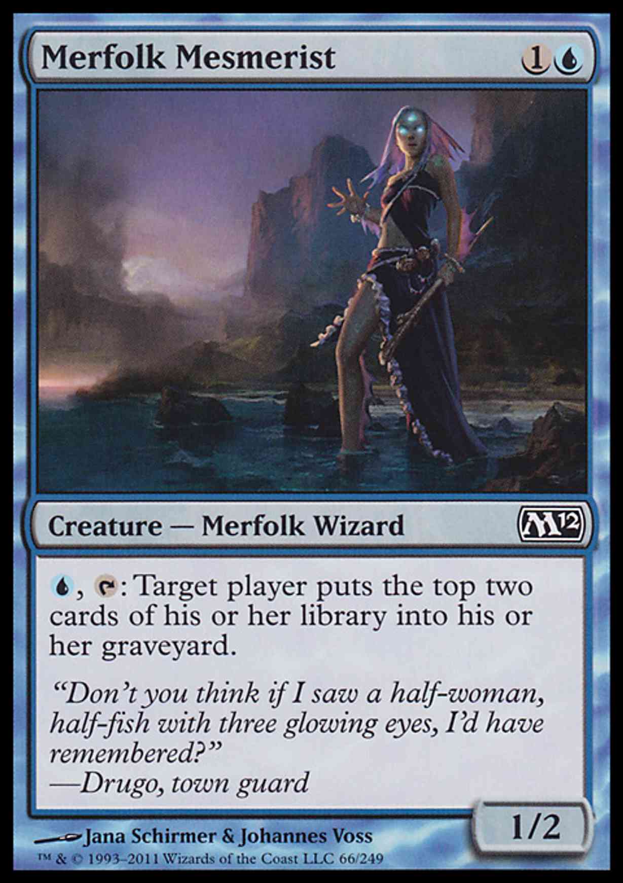Merfolk Mesmerist magic card front