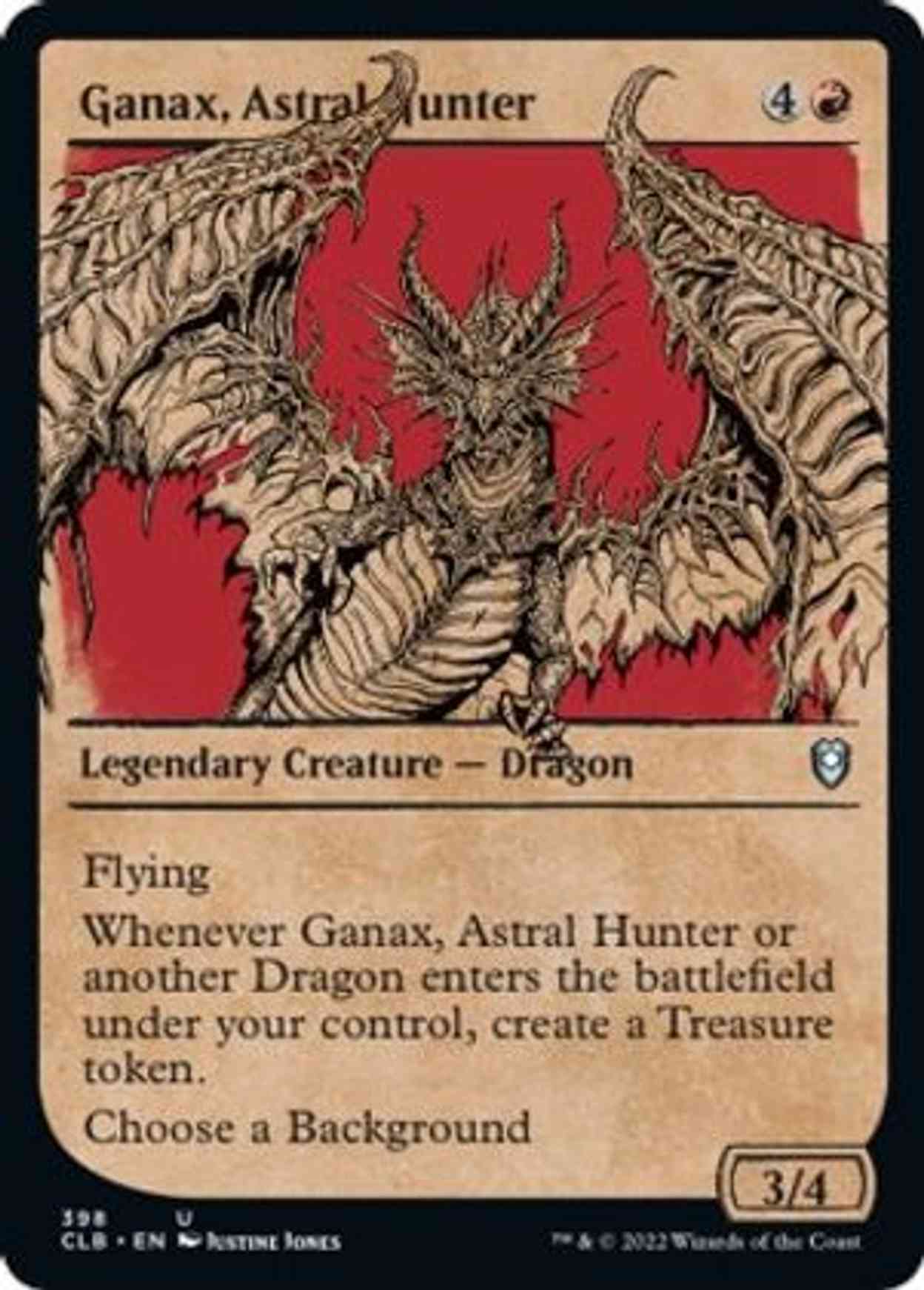 Ganax, Astral Hunter (Showcase) magic card front