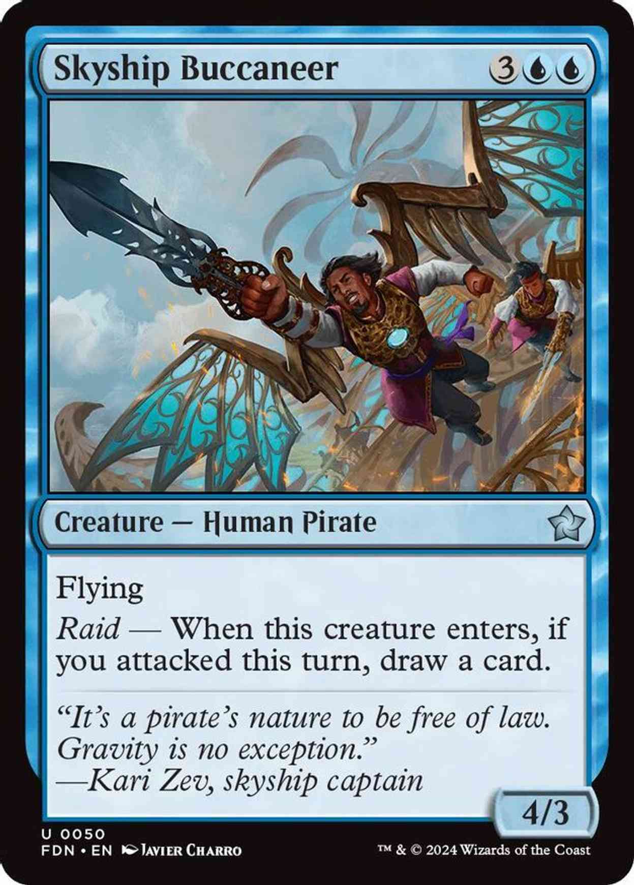 Skyship Buccaneer magic card front