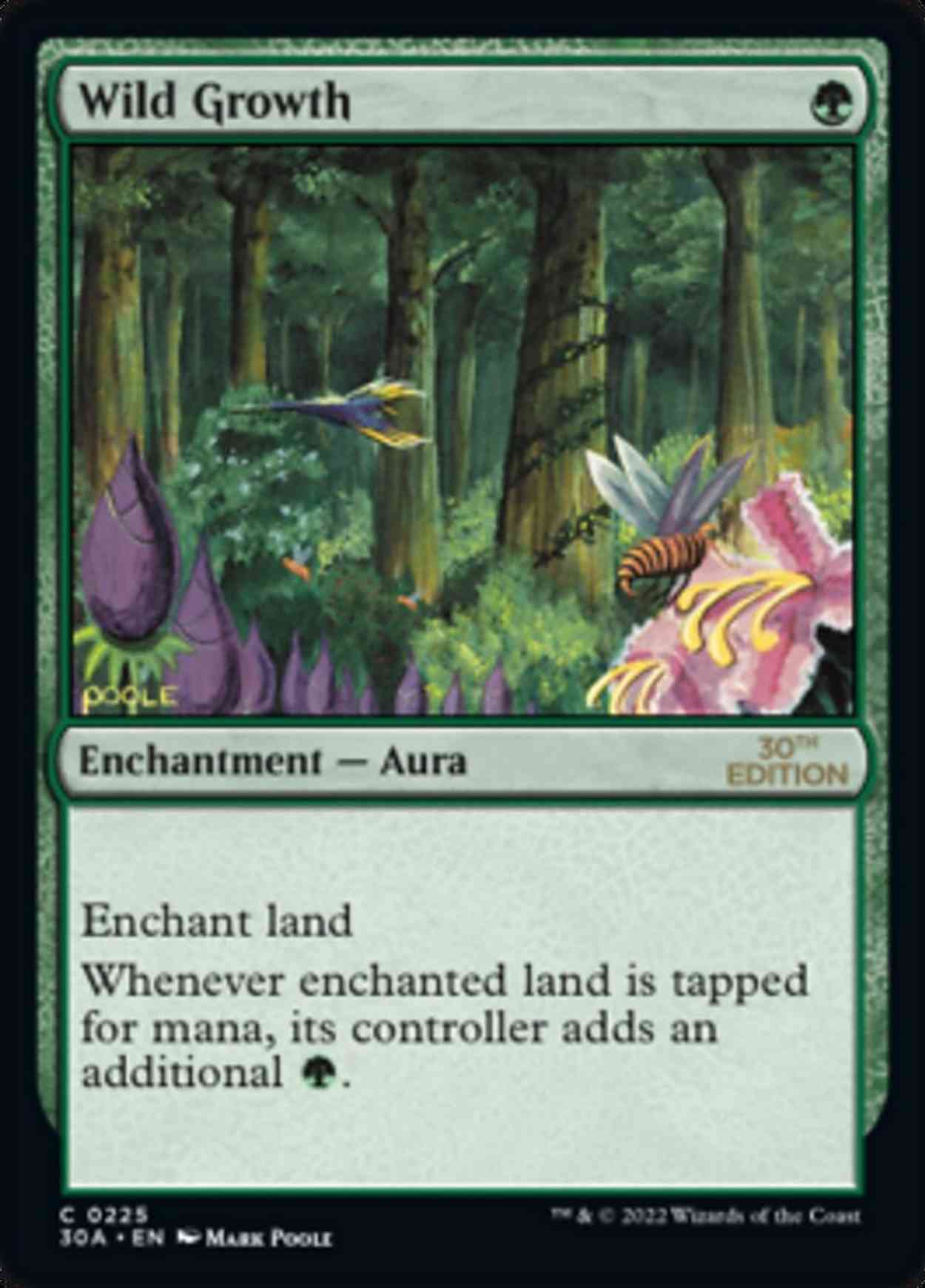 Wild Growth magic card front