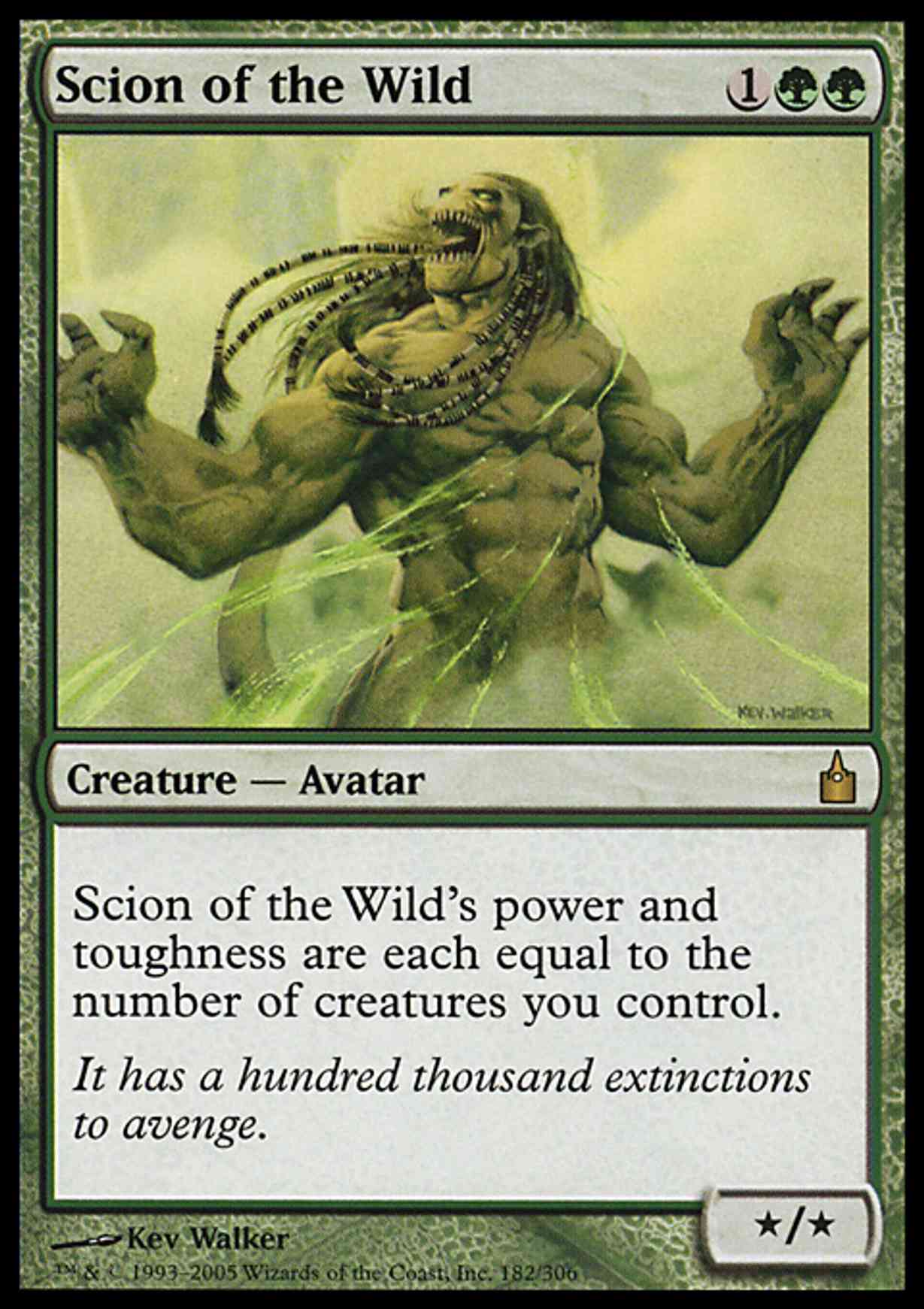 Scion of the Wild magic card front