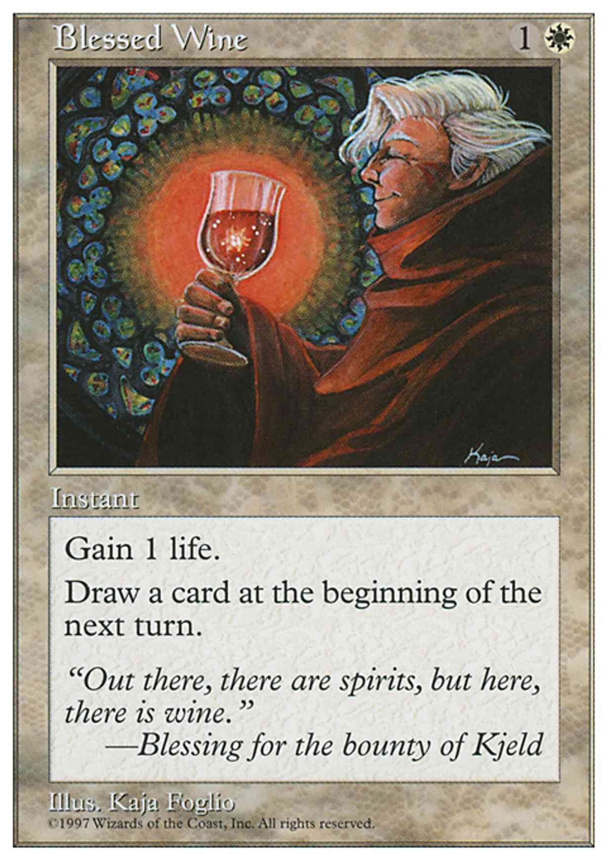 Blessed Wine magic card front