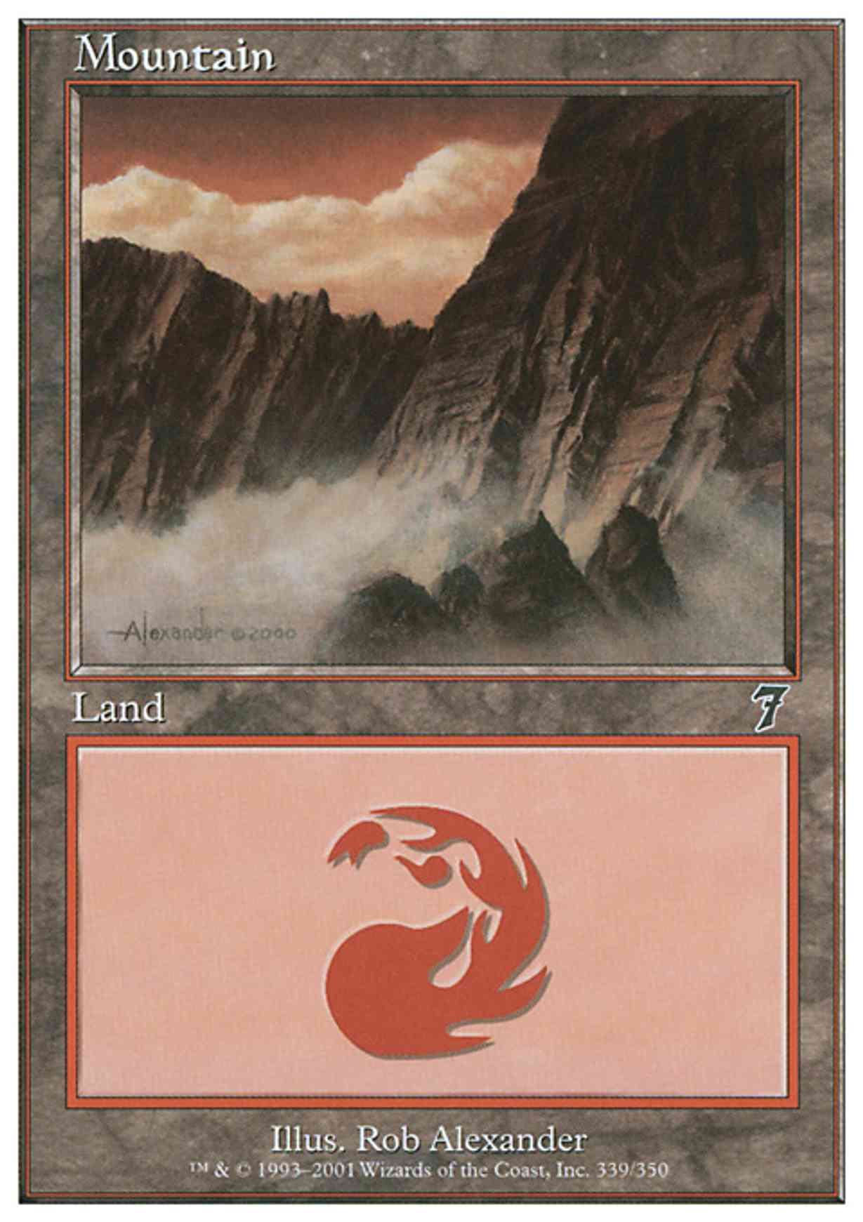 Mountain (339) magic card front