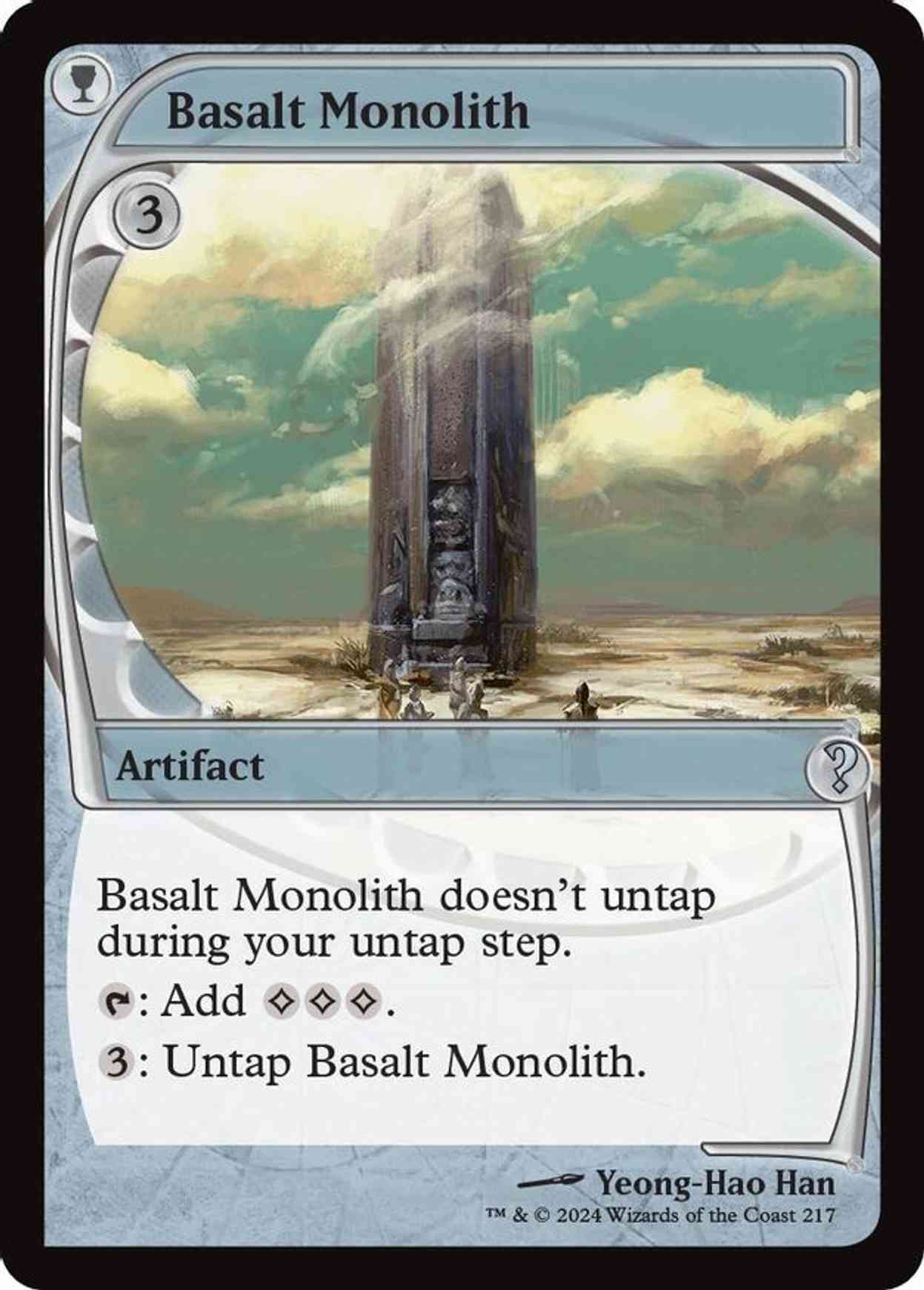 Basalt Monolith (Future Sight) magic card front