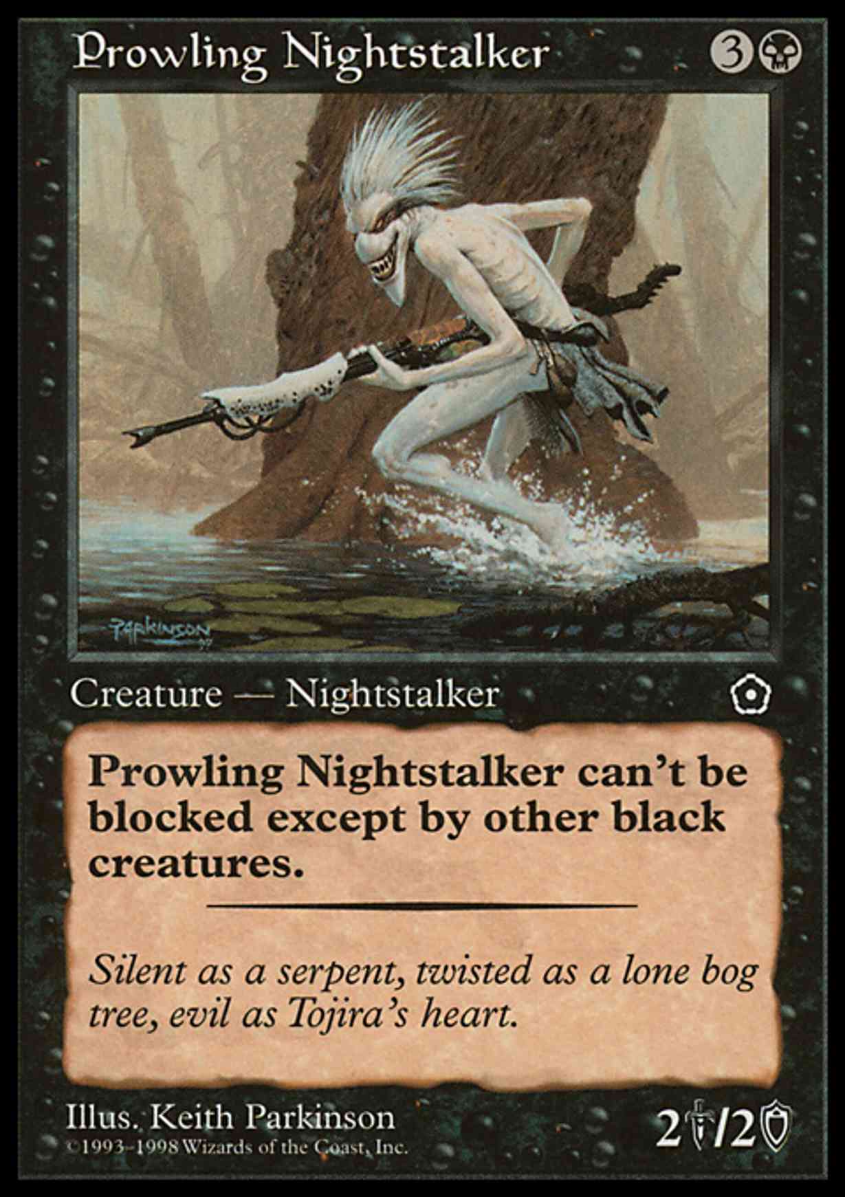 Prowling Nightstalker magic card front