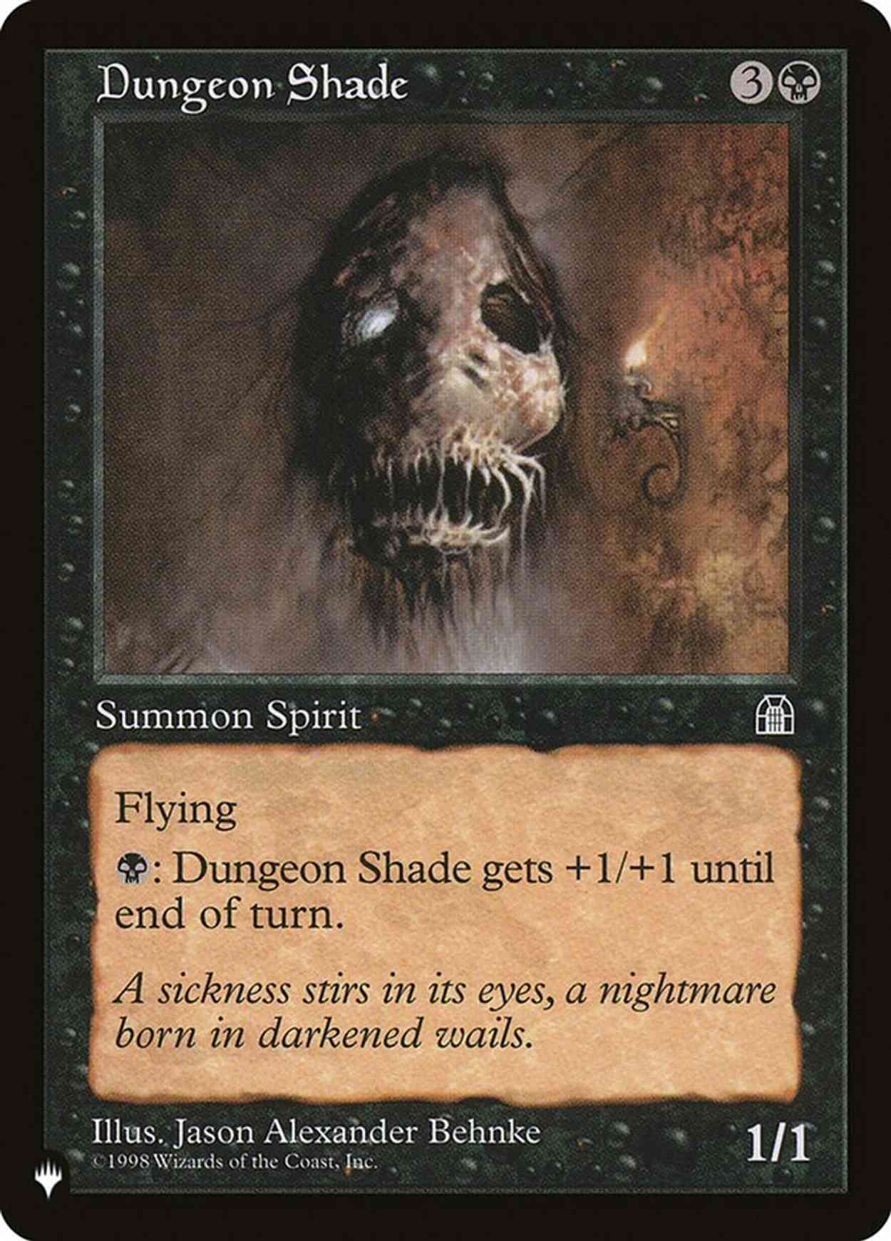 Dungeon Shade magic card front