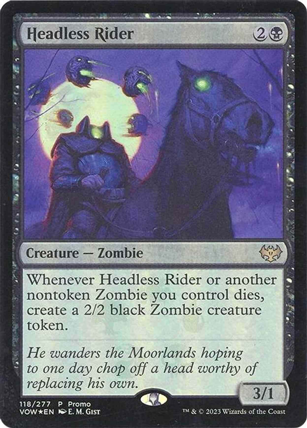 Headless Rider magic card front