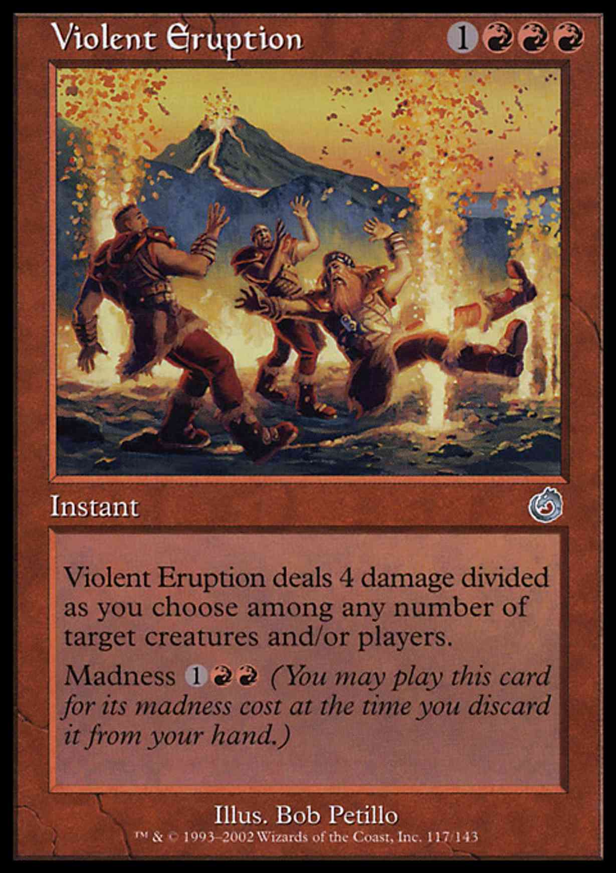 Violent Eruption magic card front