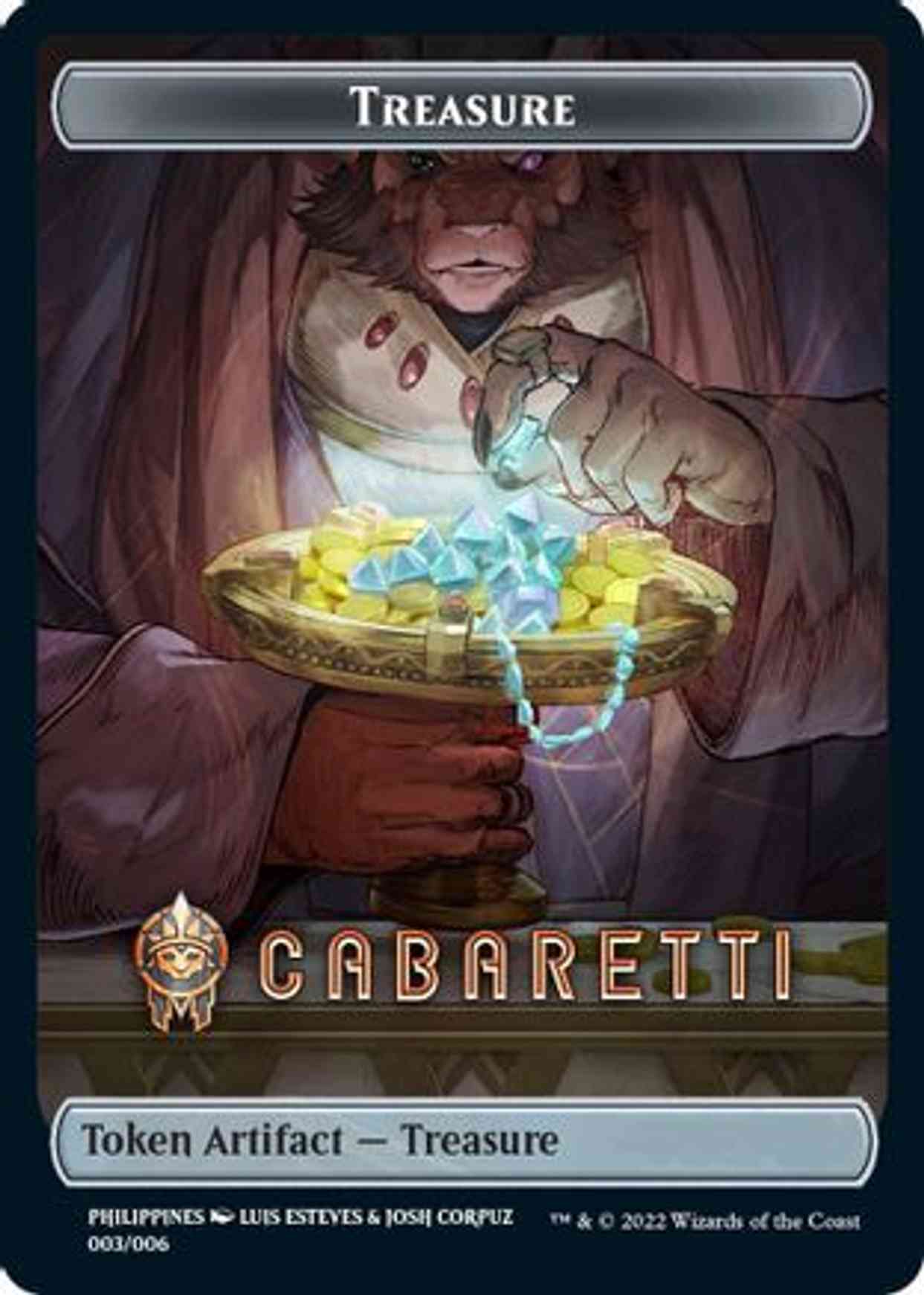 Treasure Token (Cabaretti) [Asian-English Exclusive] magic card front