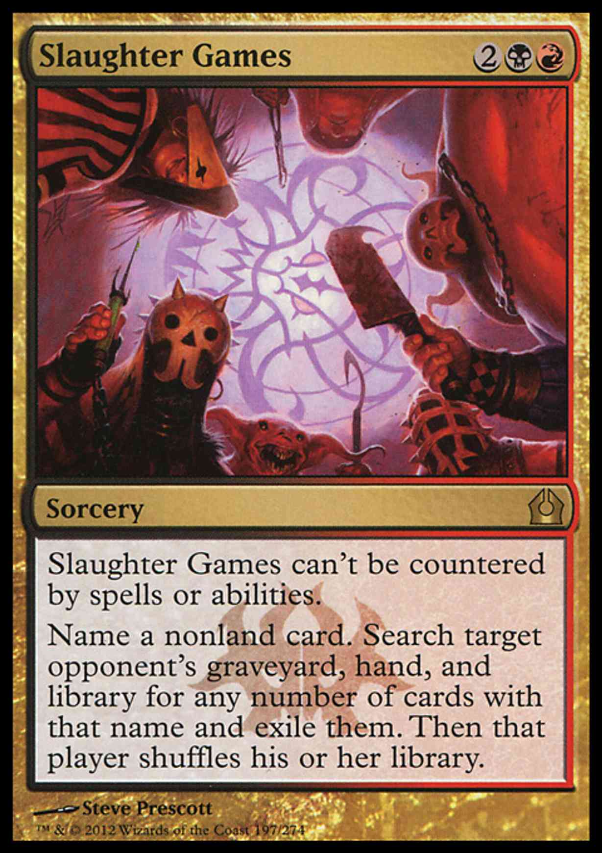 Slaughter Games magic card front
