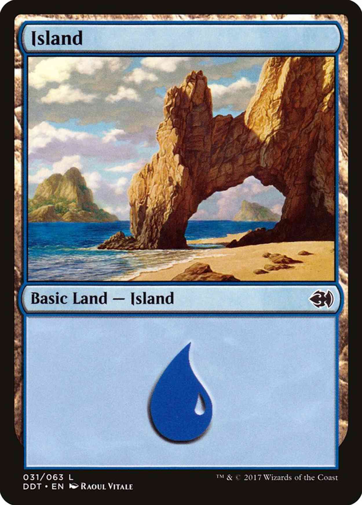 Island (31) magic card front