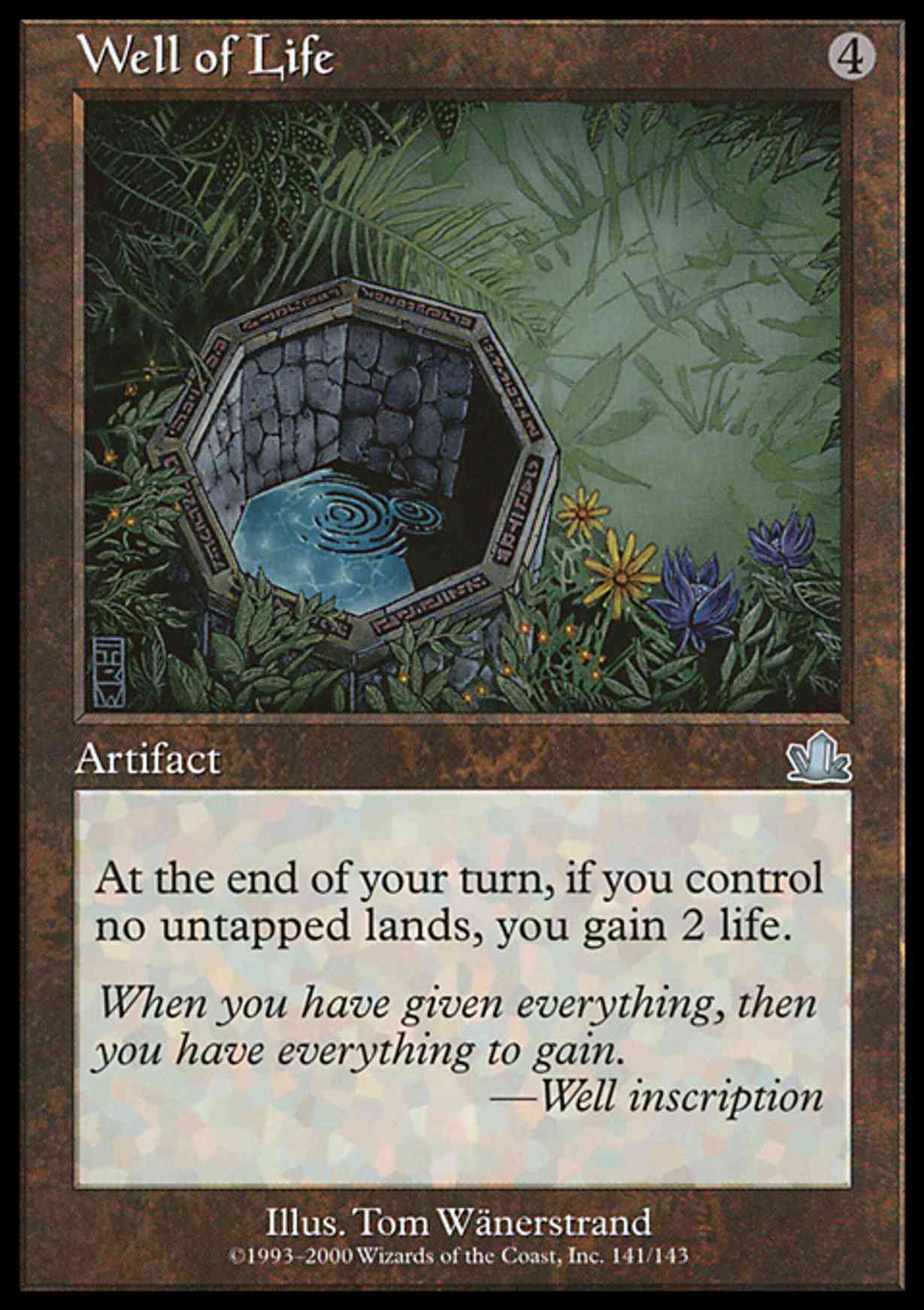 Well of Life magic card front