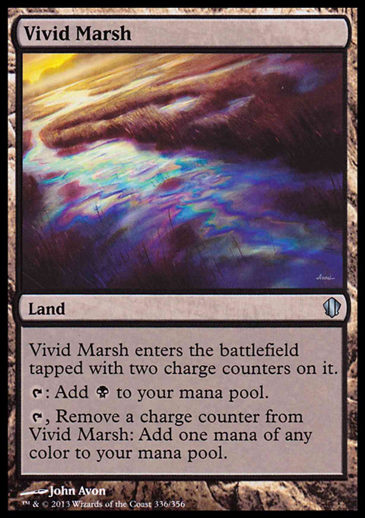 Vivid Marsh magic card front