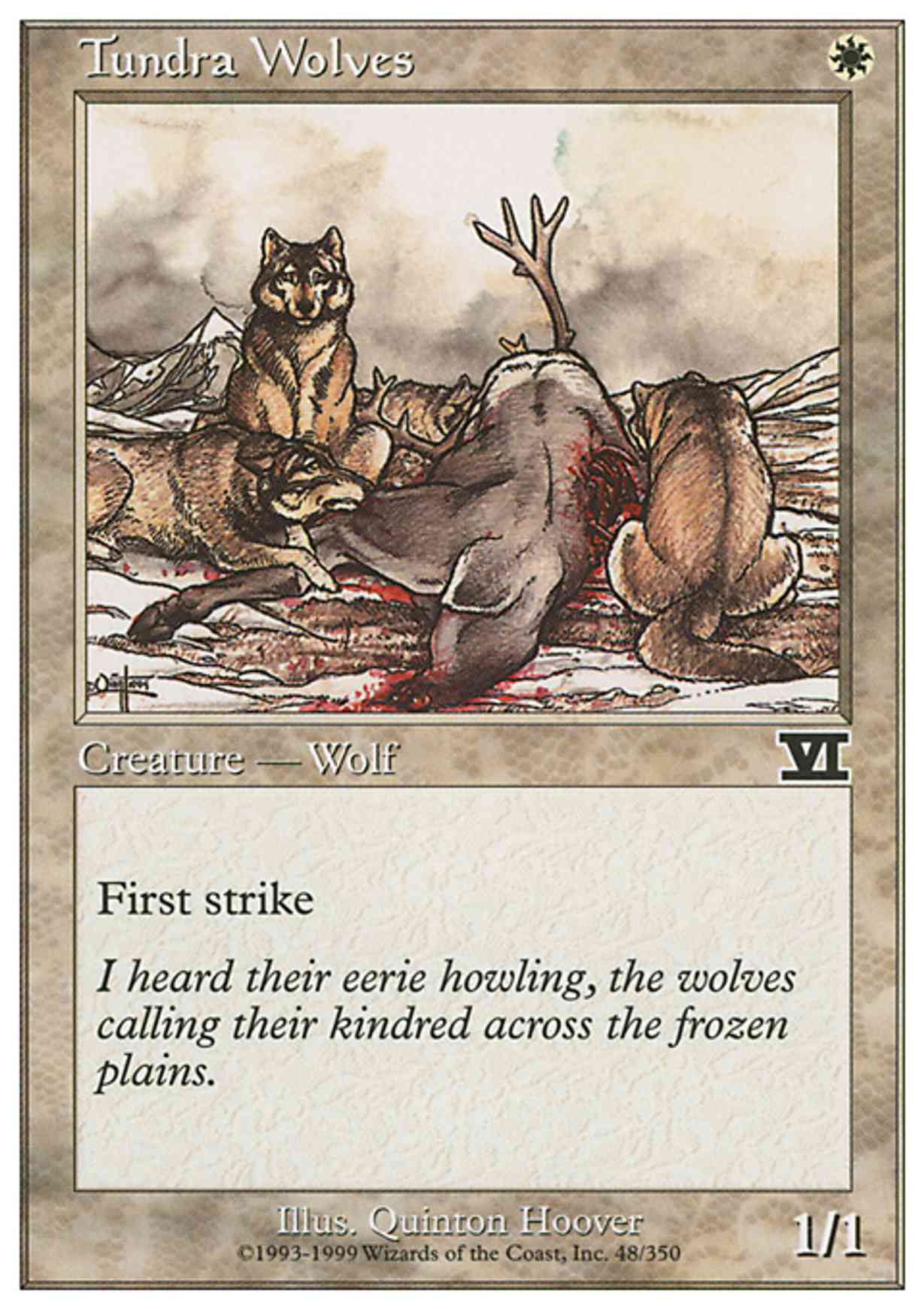 Tundra Wolves Price from mtg Classic Sixth Edition