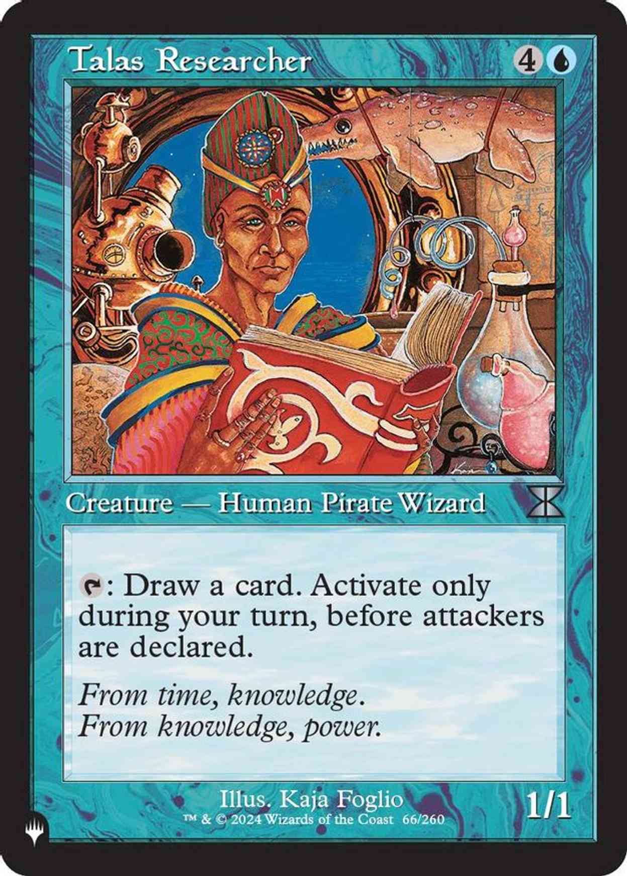 Talas Researcher magic card front