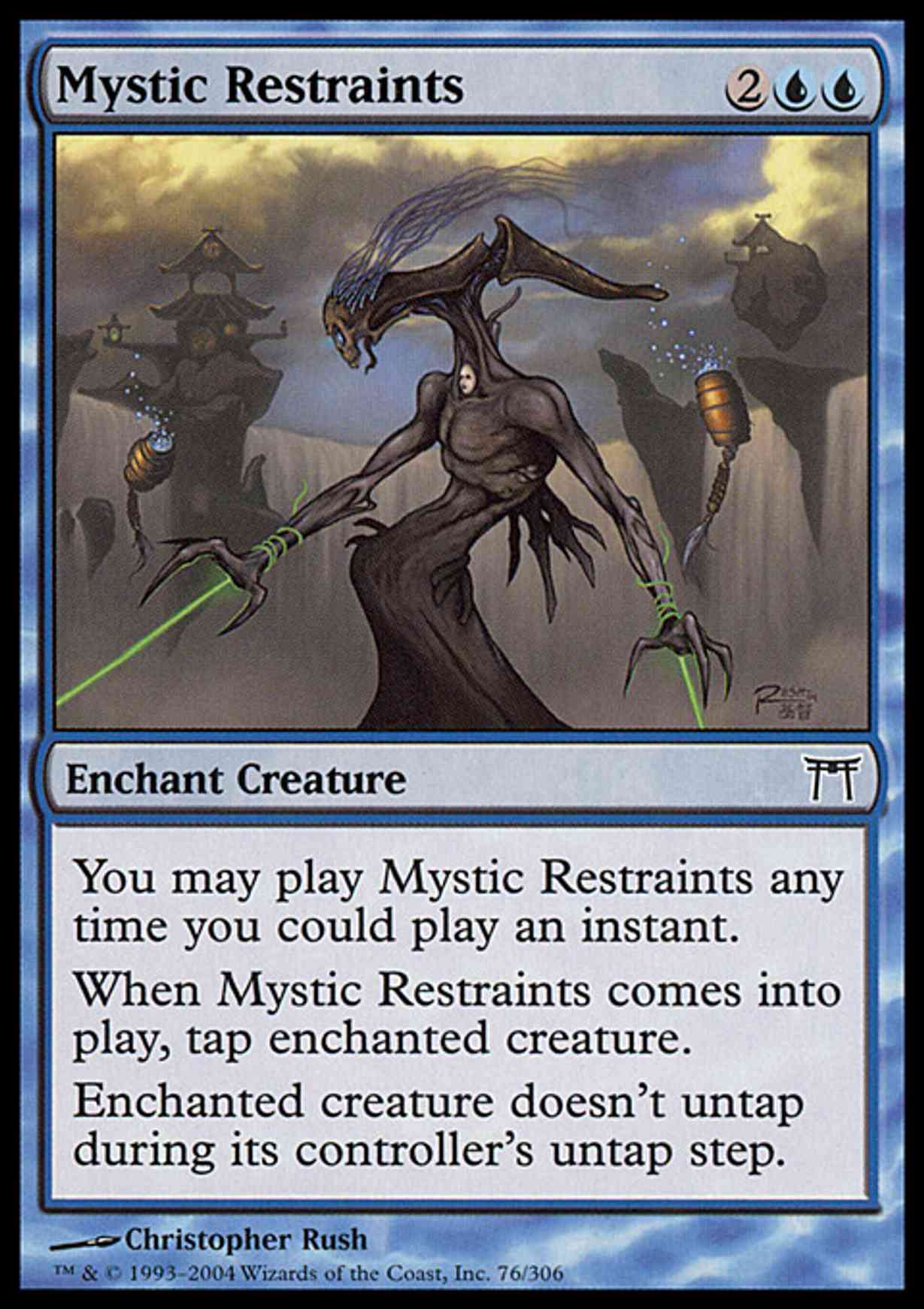 Mystic Restraints magic card front