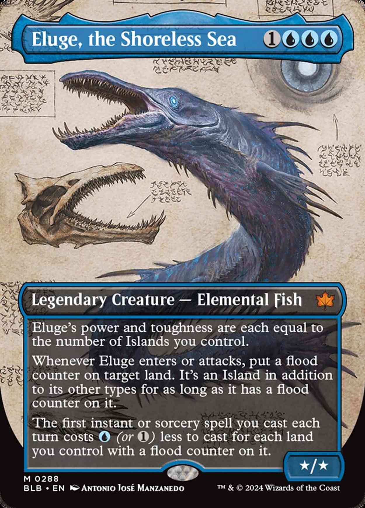 Eluge, the Shoreless Sea (Borderless) magic card front