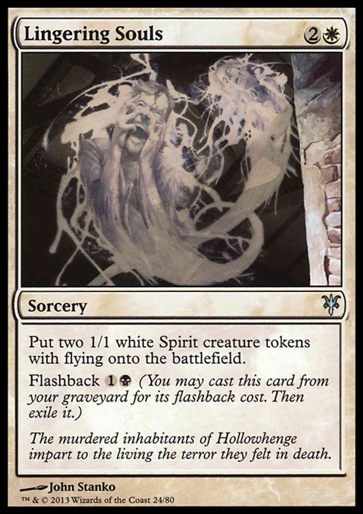 Lingering Souls magic card front