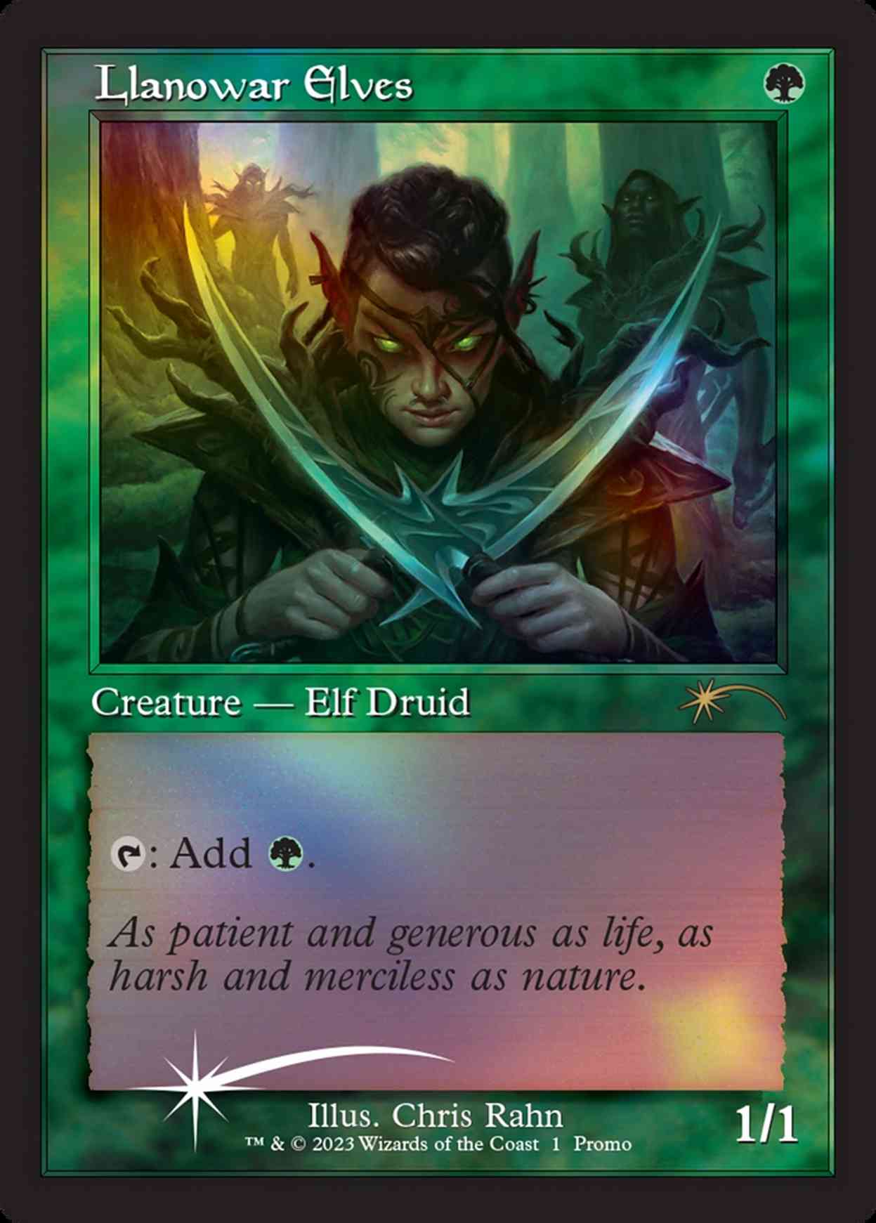Llanowar Elves (Retro) magic card front