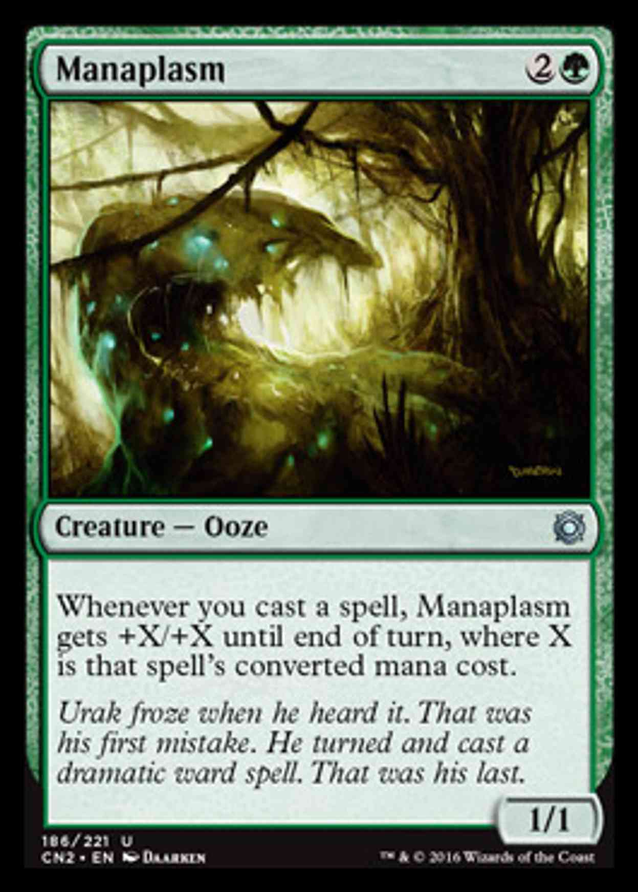 Manaplasm magic card front