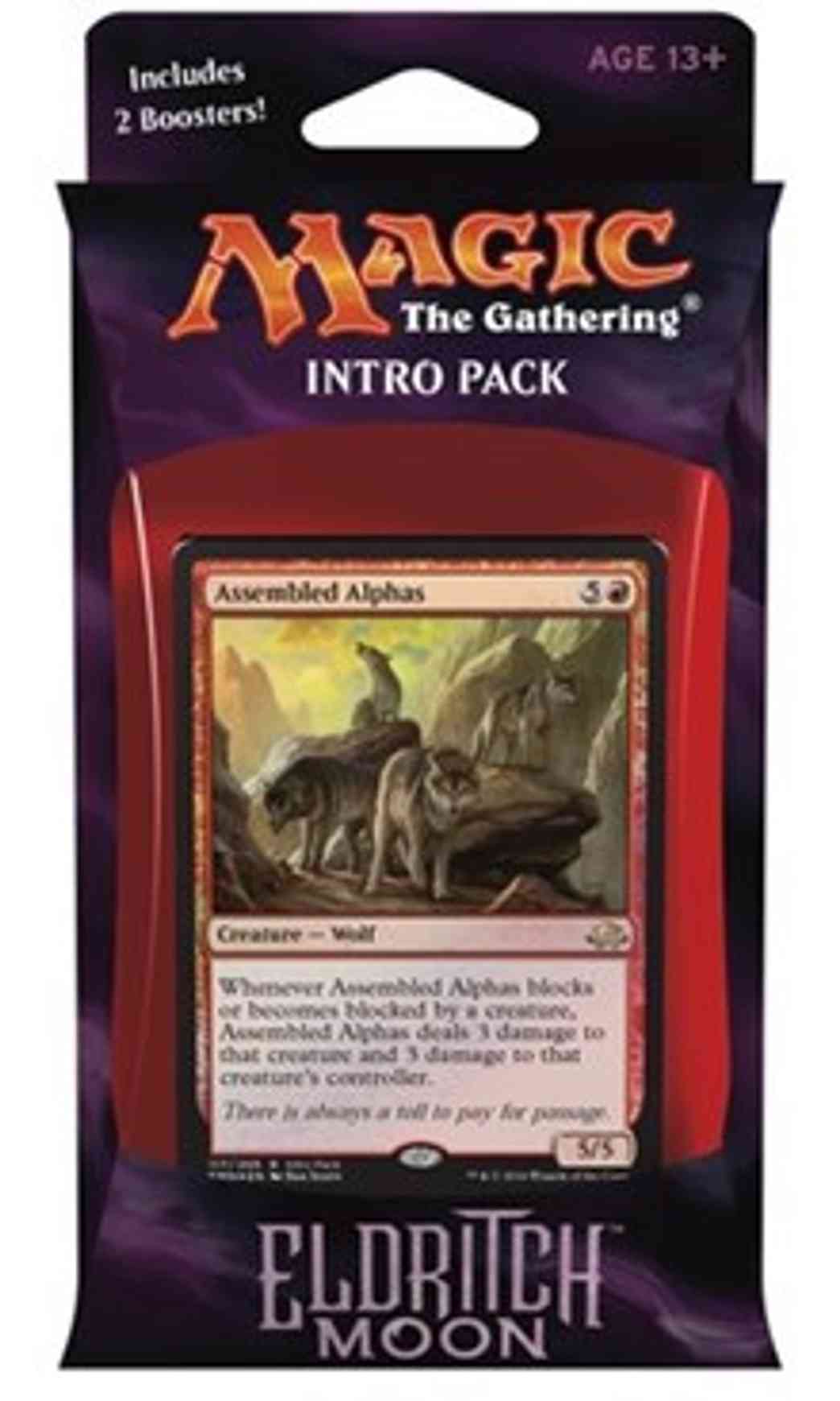 Eldritch Moon Intro Pack - Red magic card front