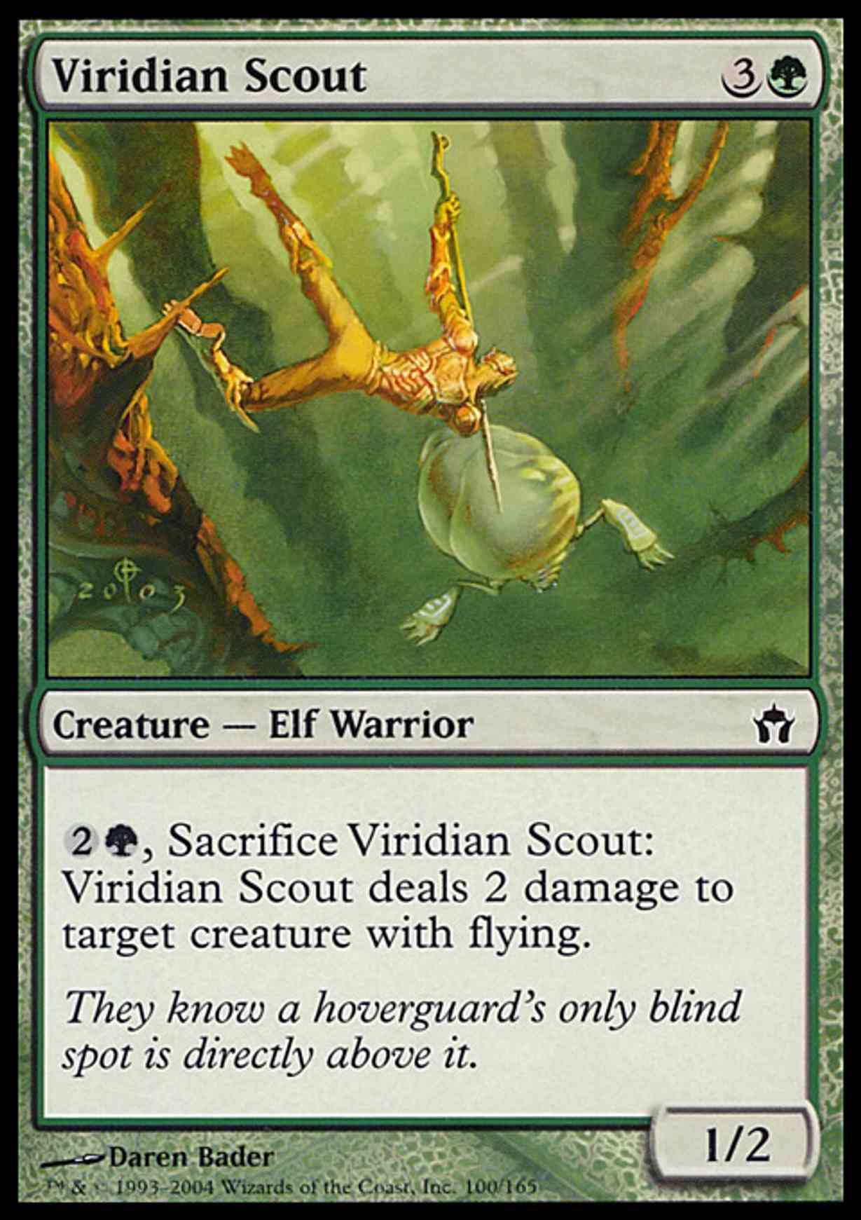 Viridian Scout magic card front