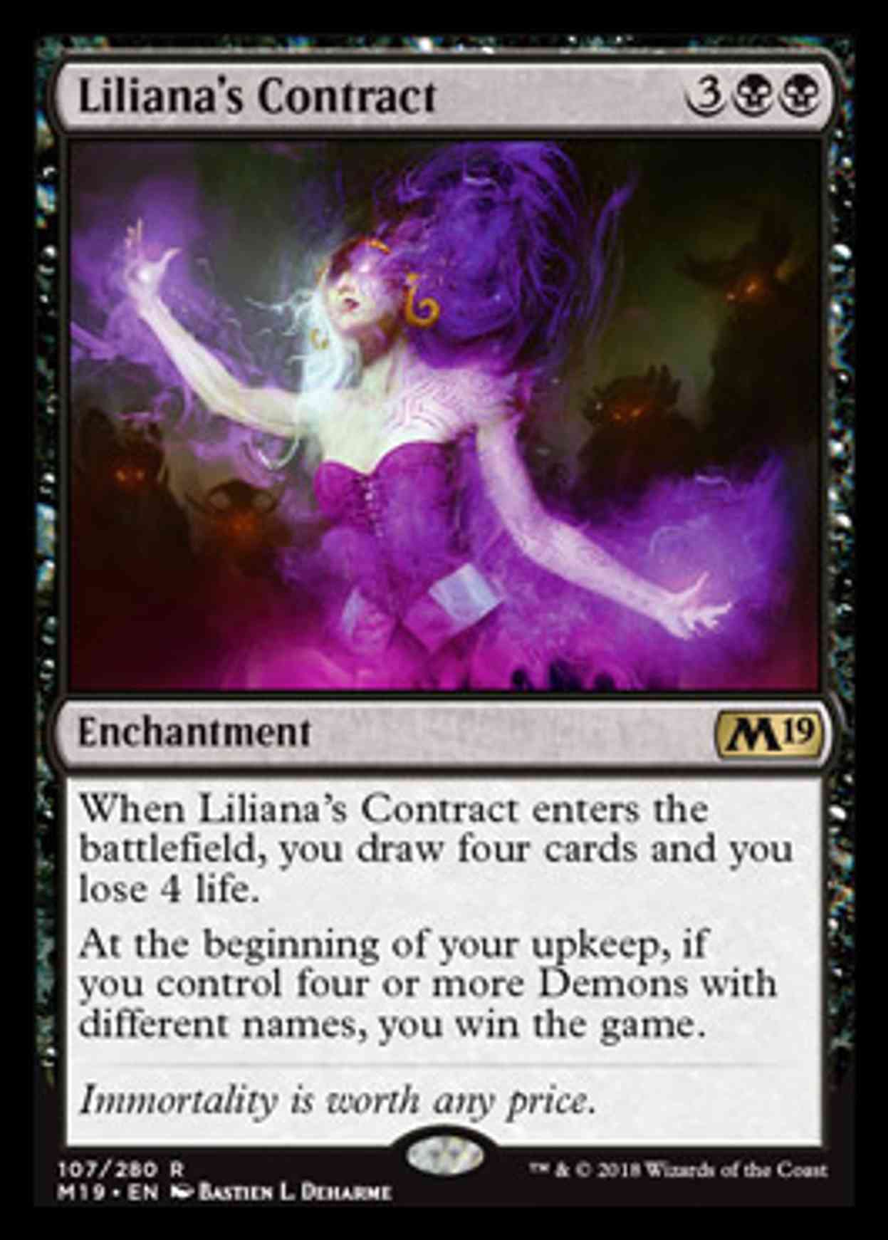 Liliana's Contract magic card front