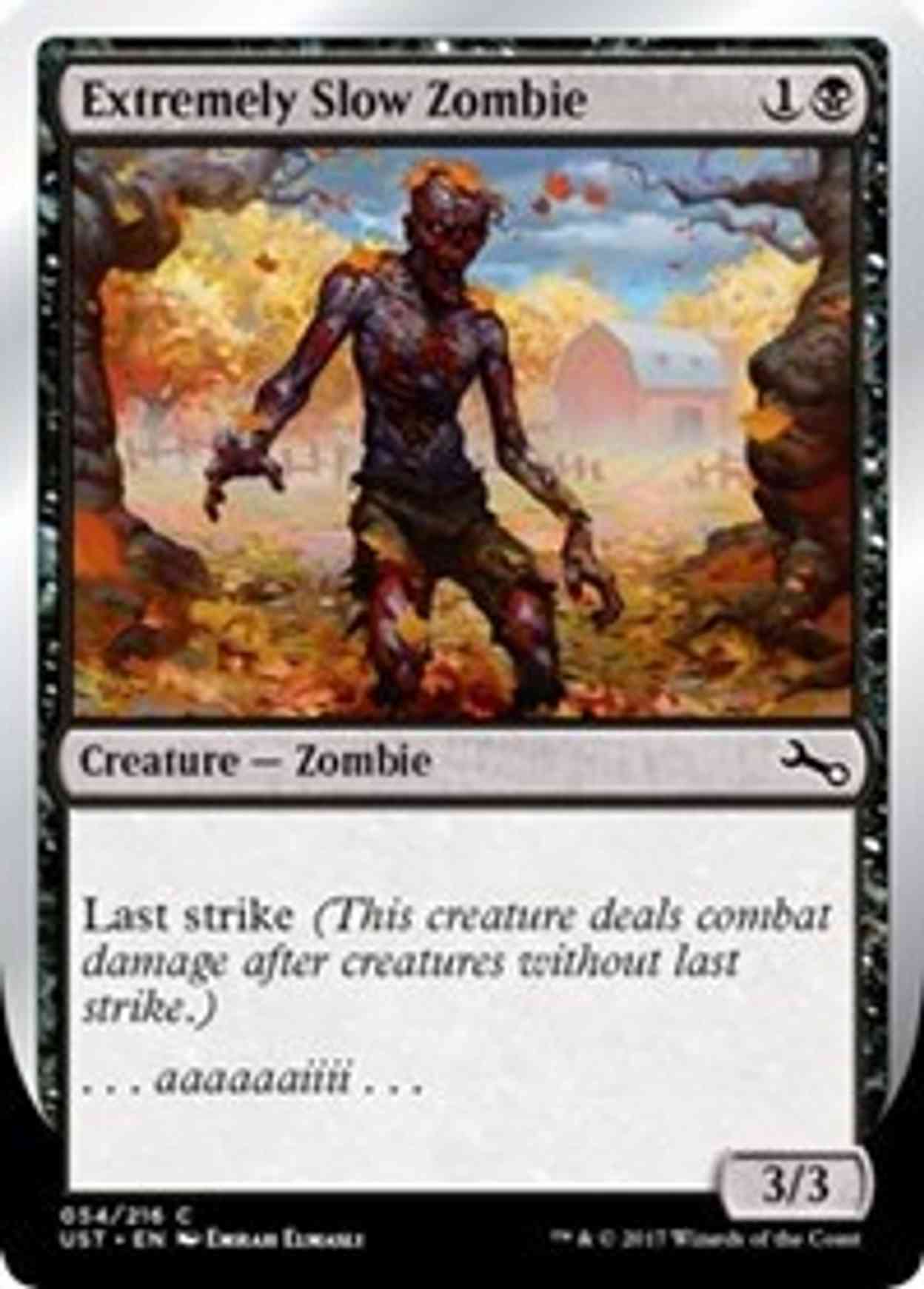 Extremely Slow Zombie (B) magic card front