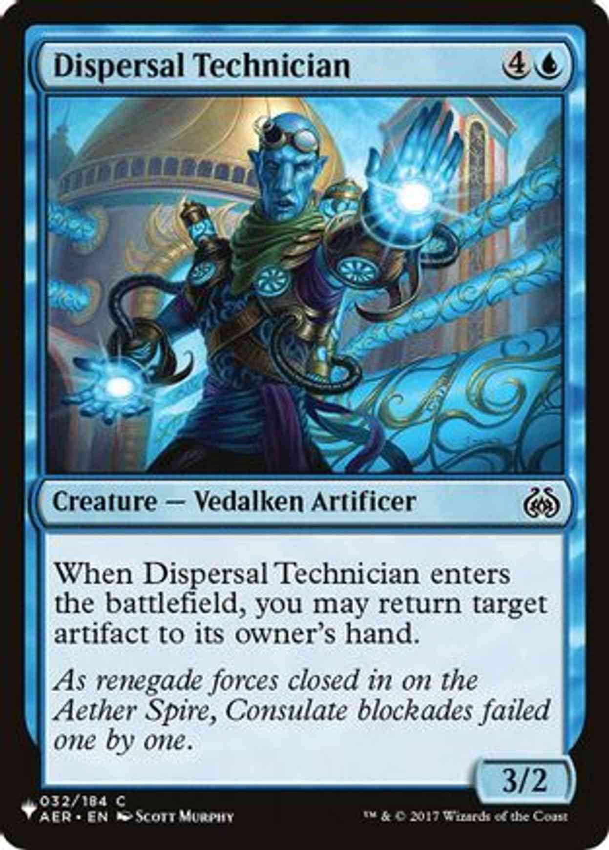 Dispersal Technician magic card front