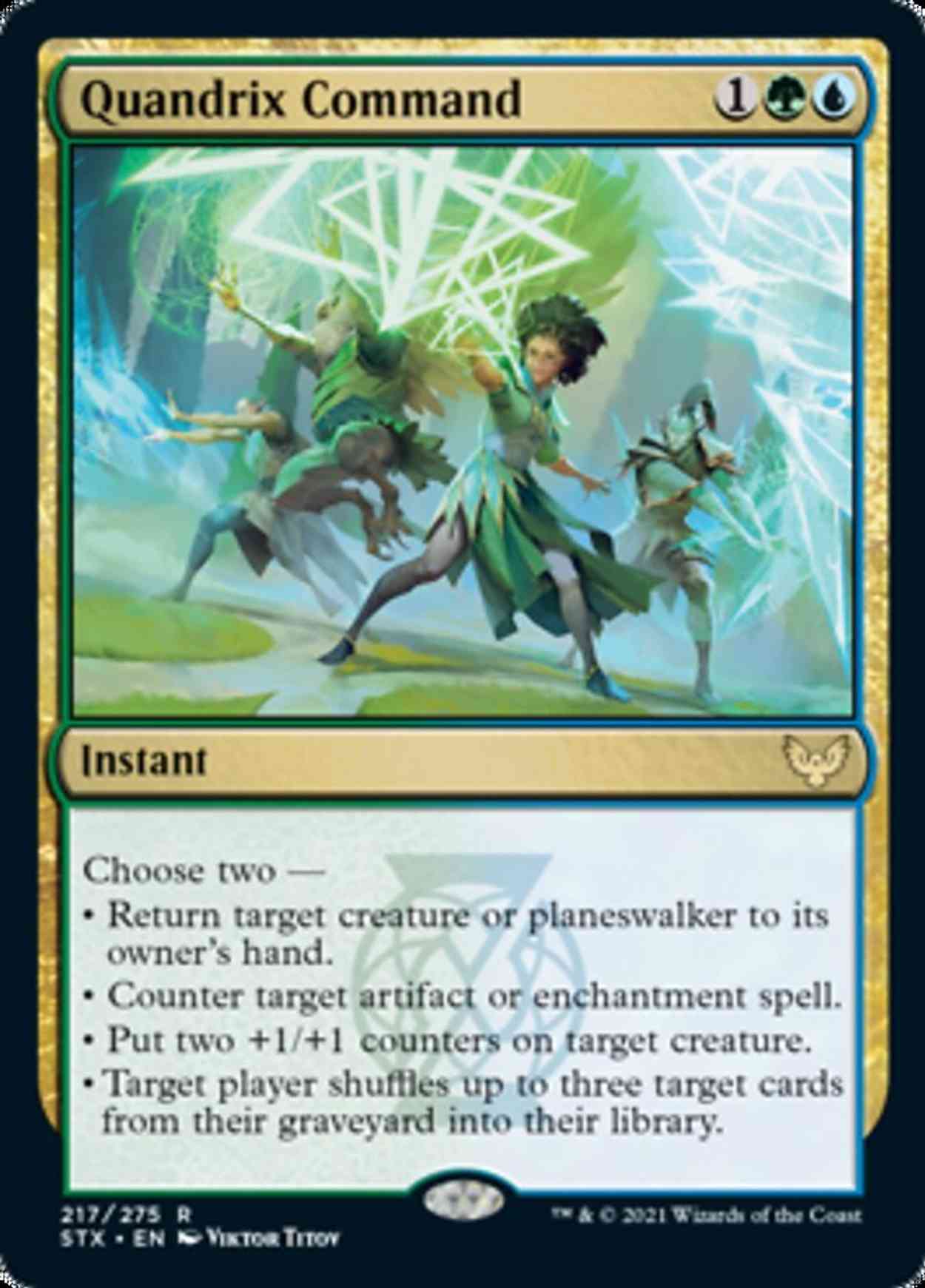 Quandrix Command magic card front