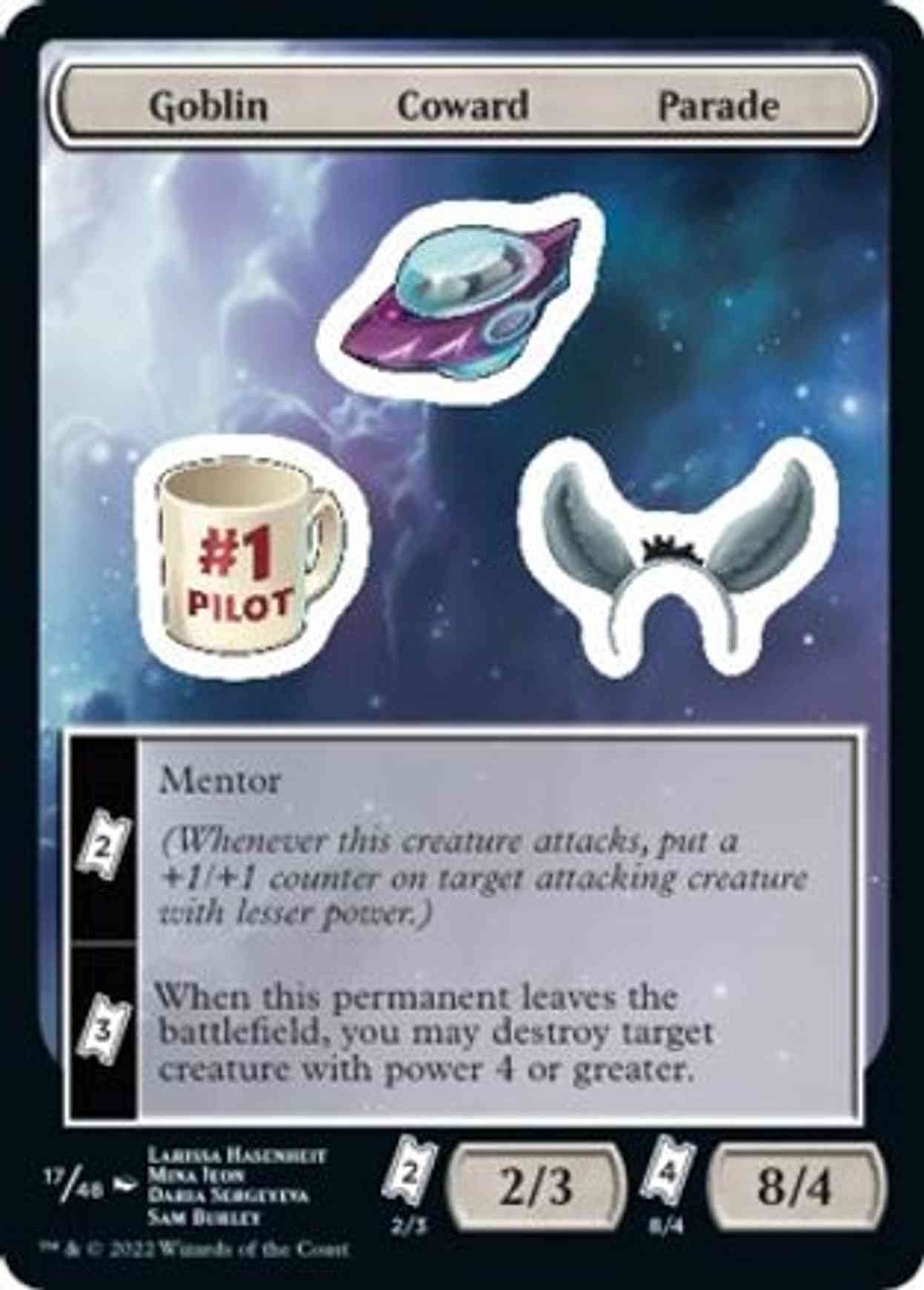 Goblin Coward Parade magic card front
