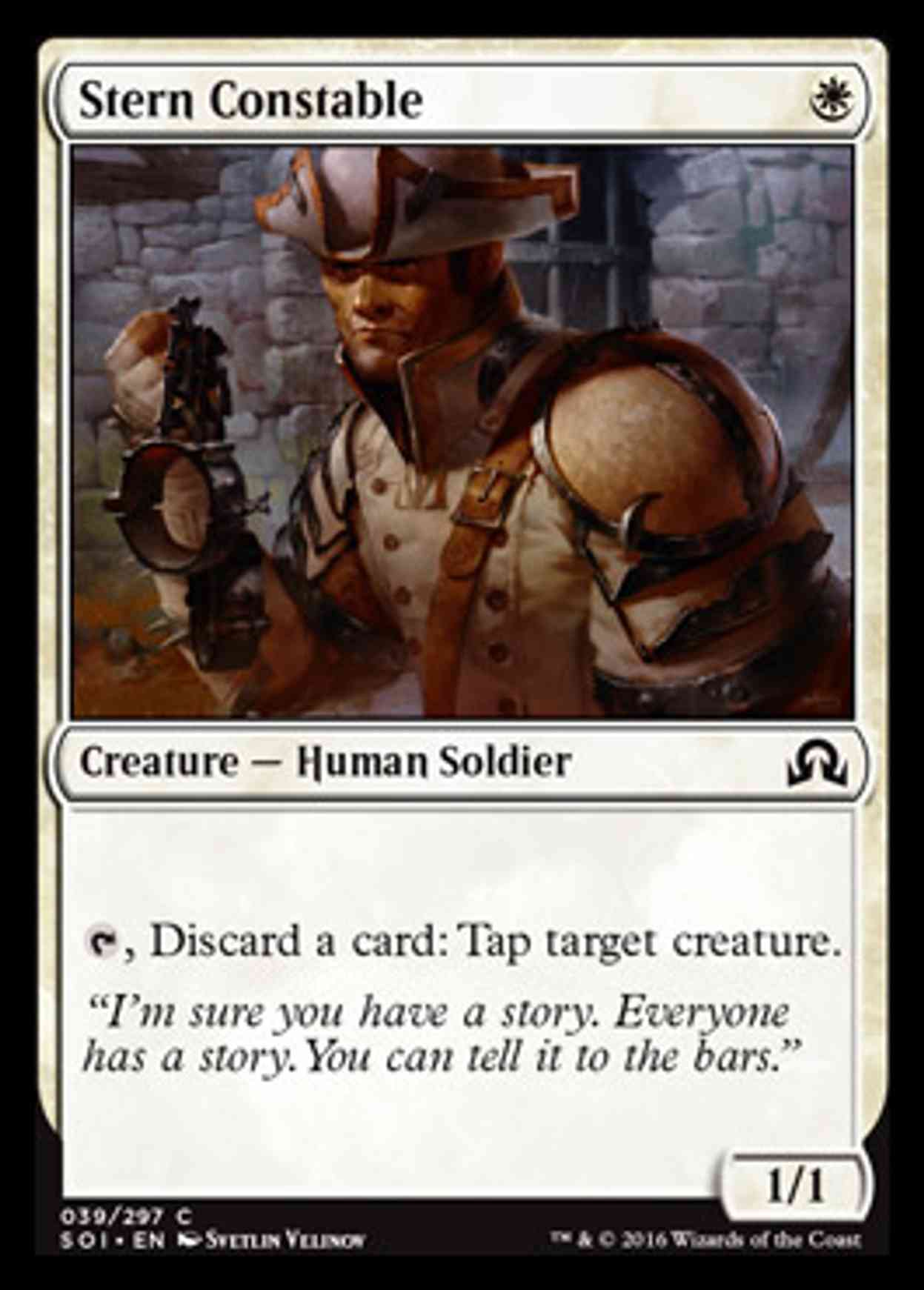 Stern Constable magic card front