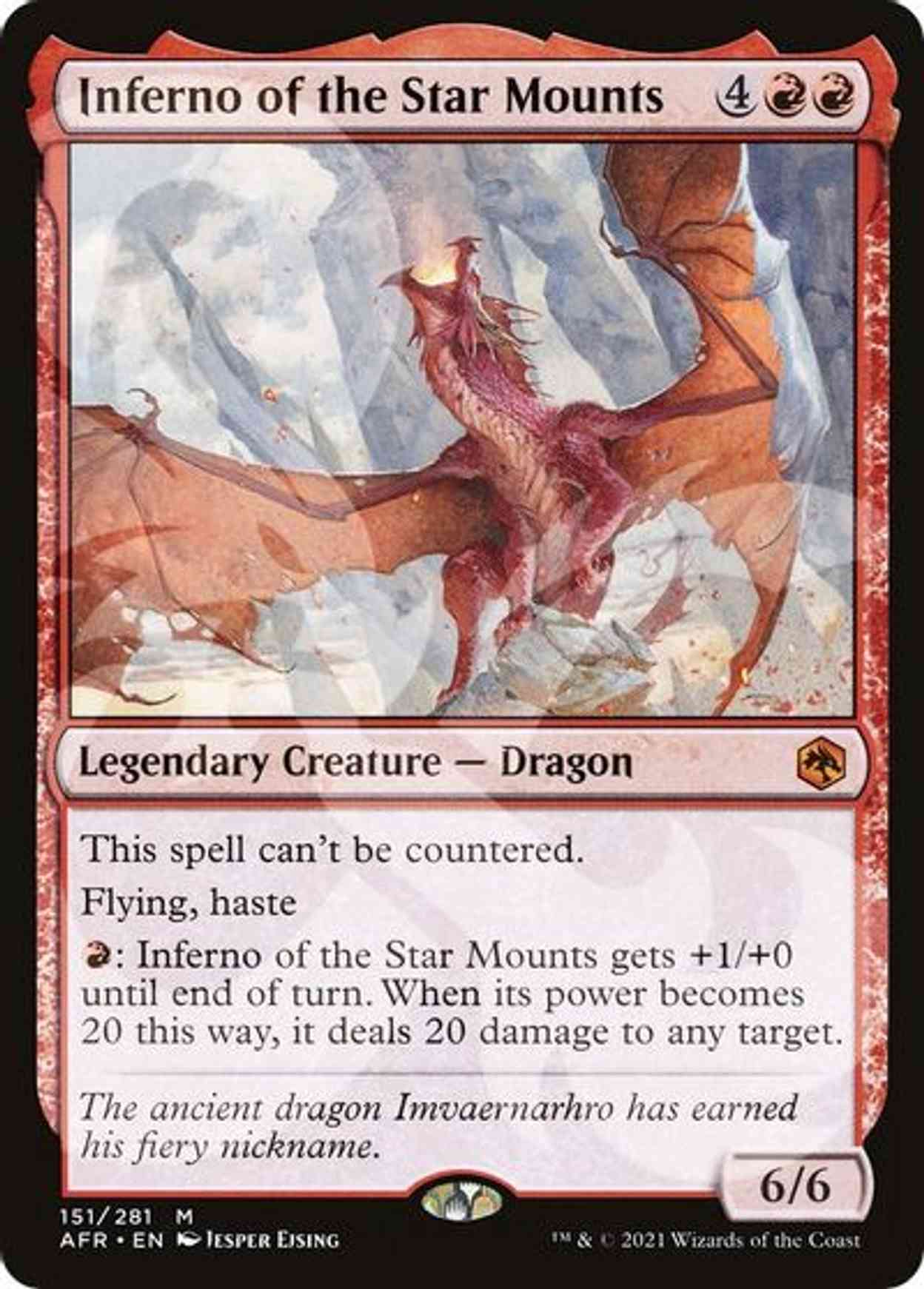 Inferno of the Star Mounts magic card front