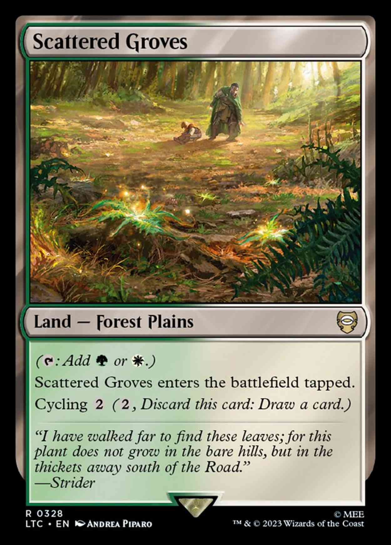 Scattered Groves magic card front