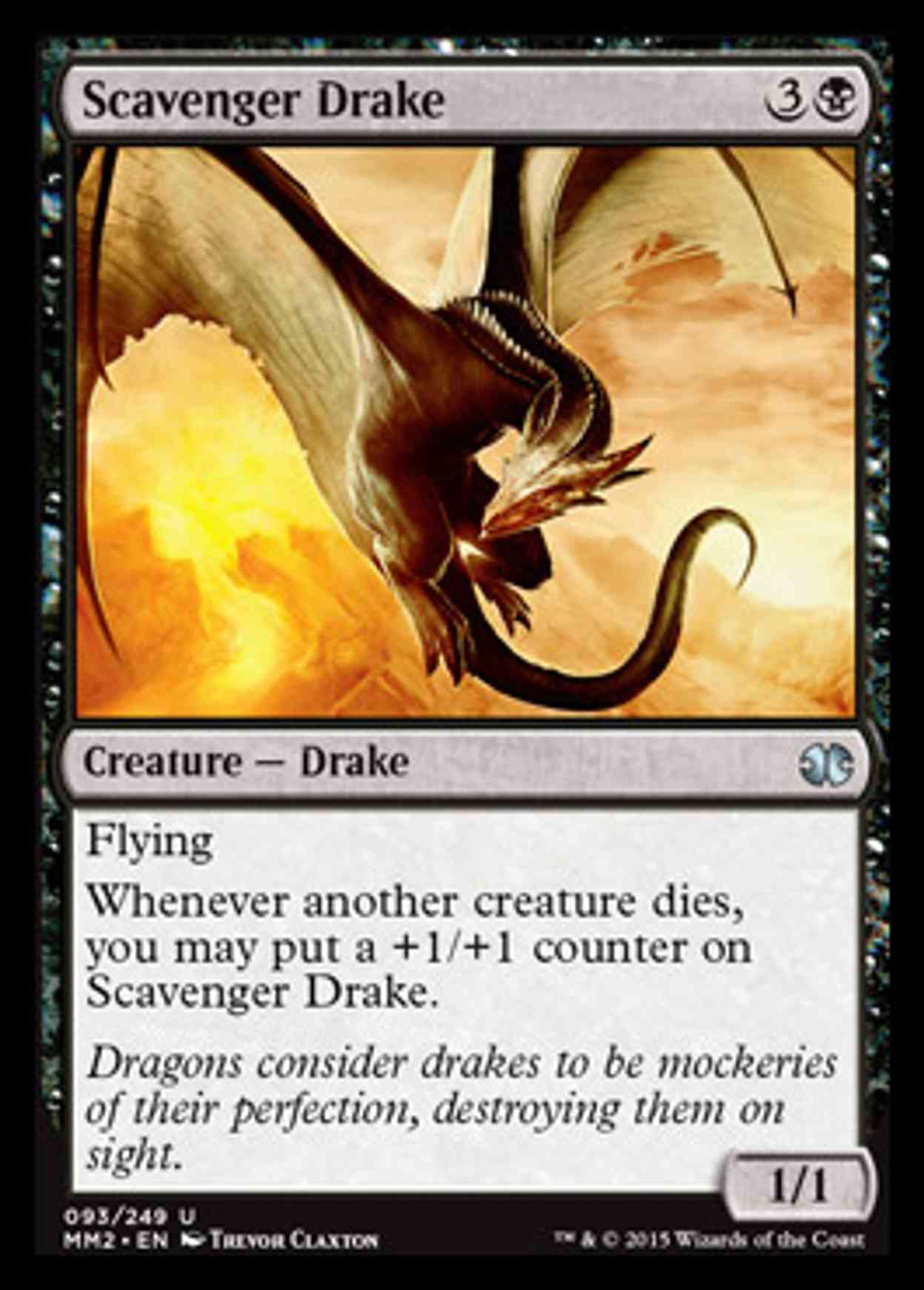 Scavenger Drake magic card front