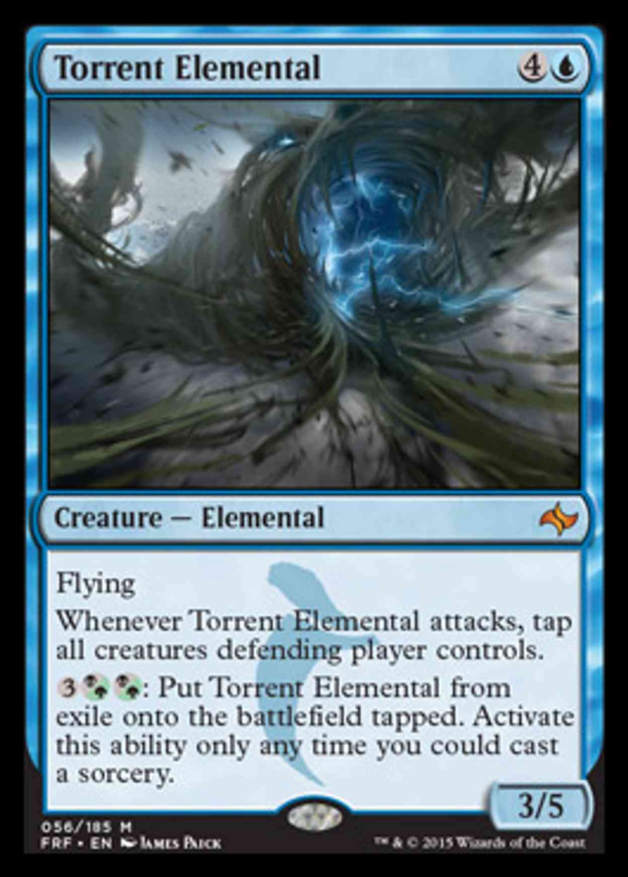 Torrent Elemental magic card front