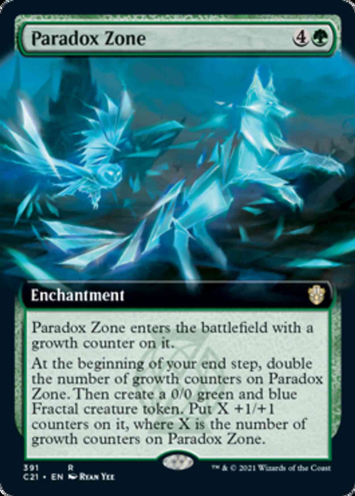Paradox Zone (Extended Art) magic card front