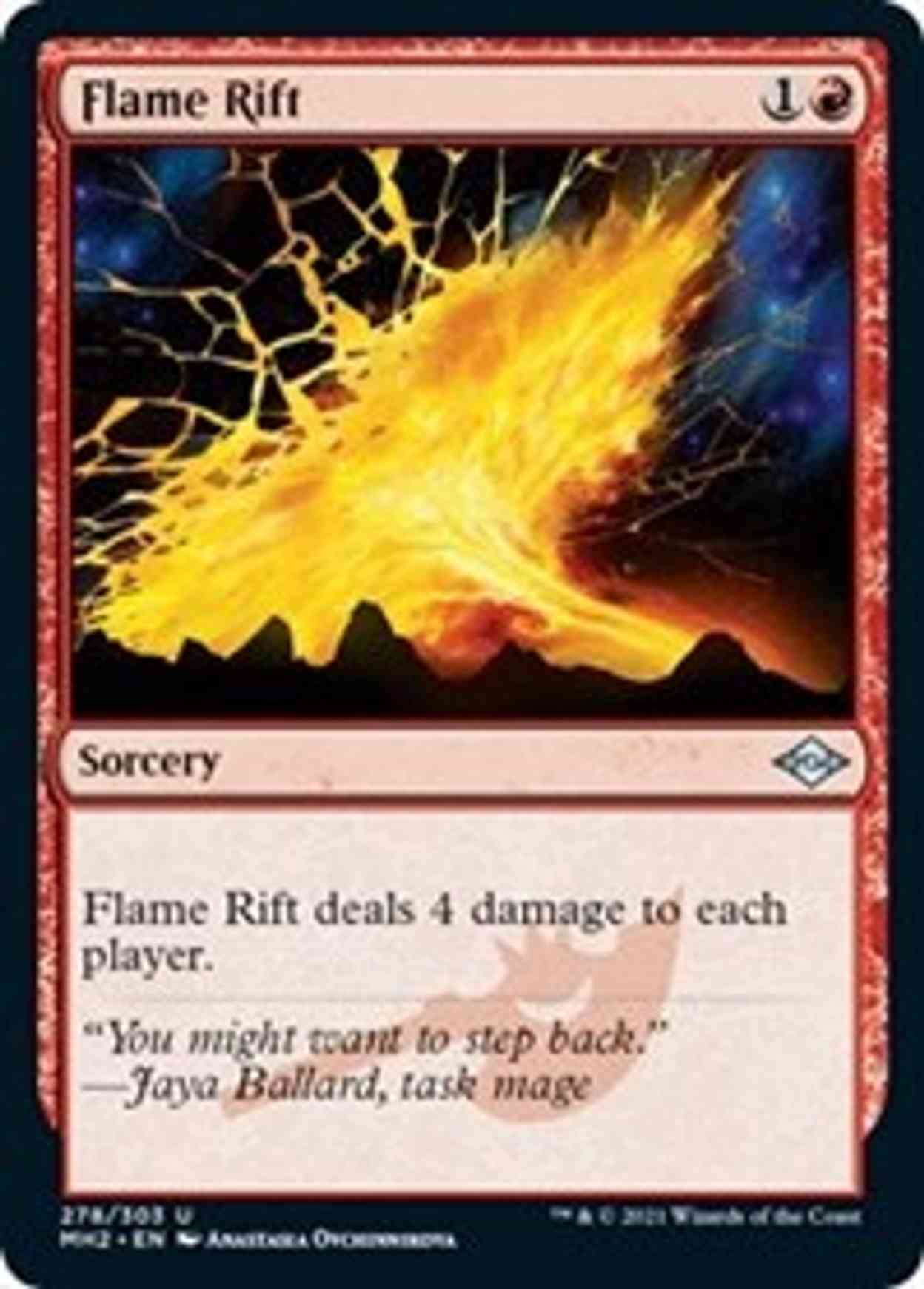 Flame Rift (Foil Etched) magic card front