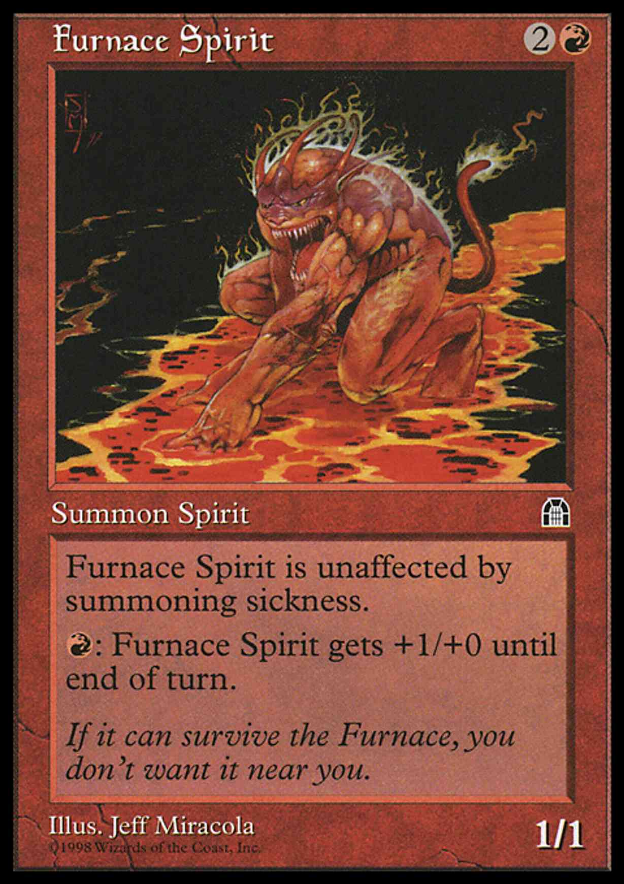 Furnace Spirit magic card front
