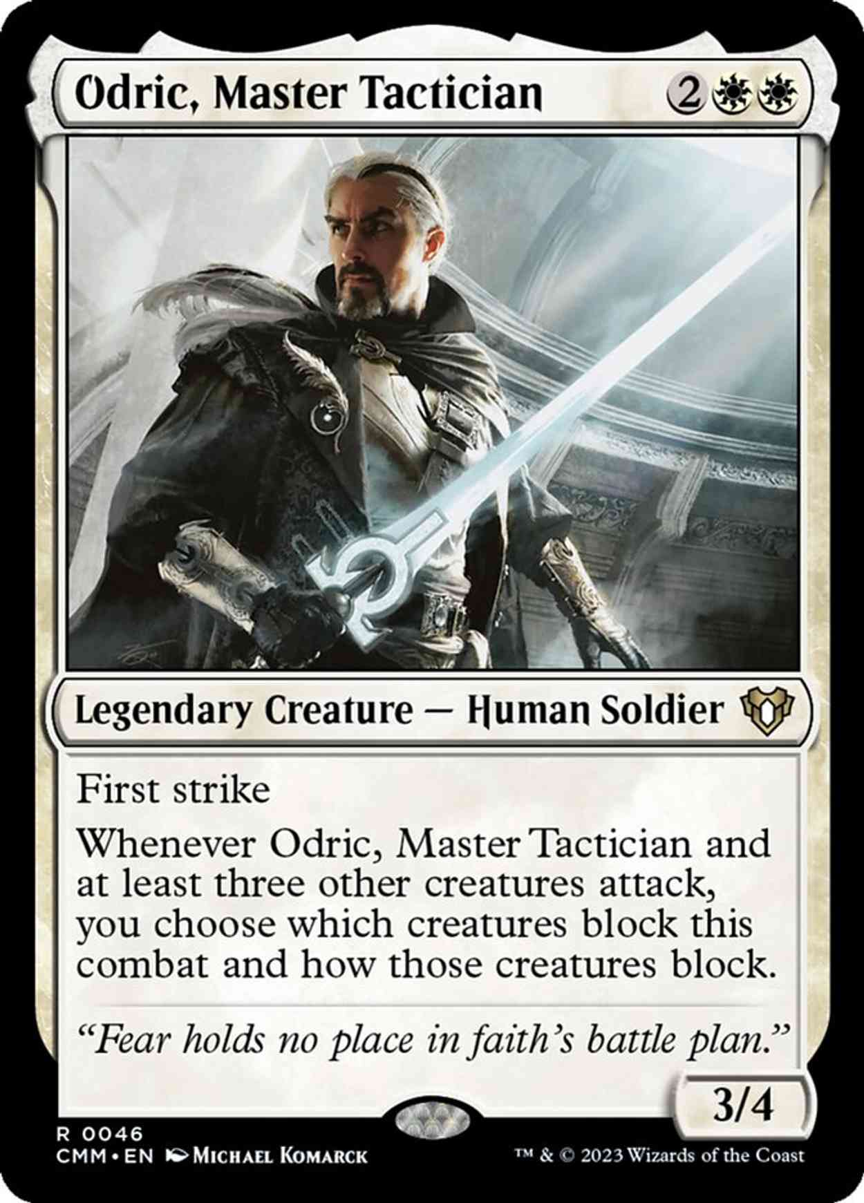 Odric, Master Tactician magic card front