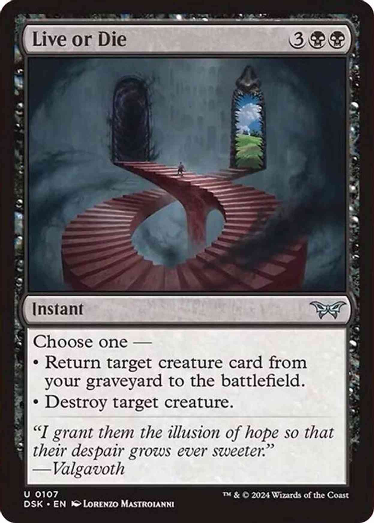 Live or Die magic card front