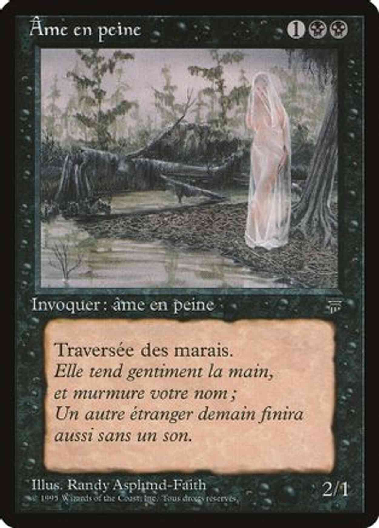 Lost Soul (French) - "Ame en peine" magic card front