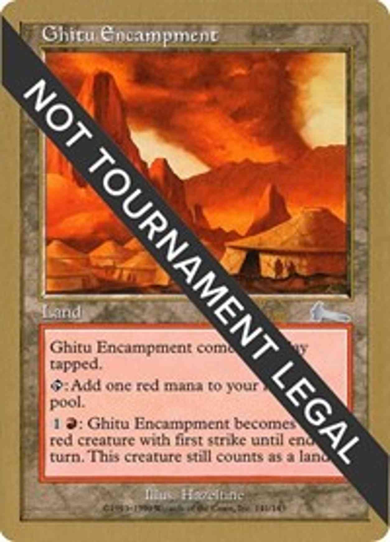 Ghitu Encampment - 1999 Mark Le Pine (ULG) magic card front