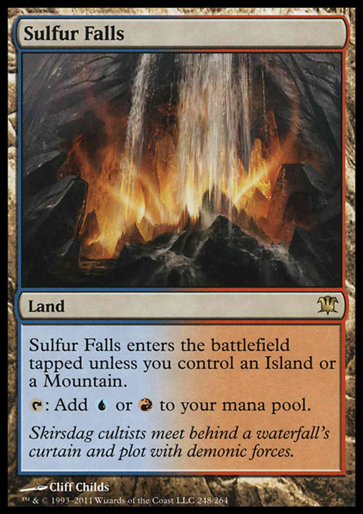 Sulfur Falls magic card front