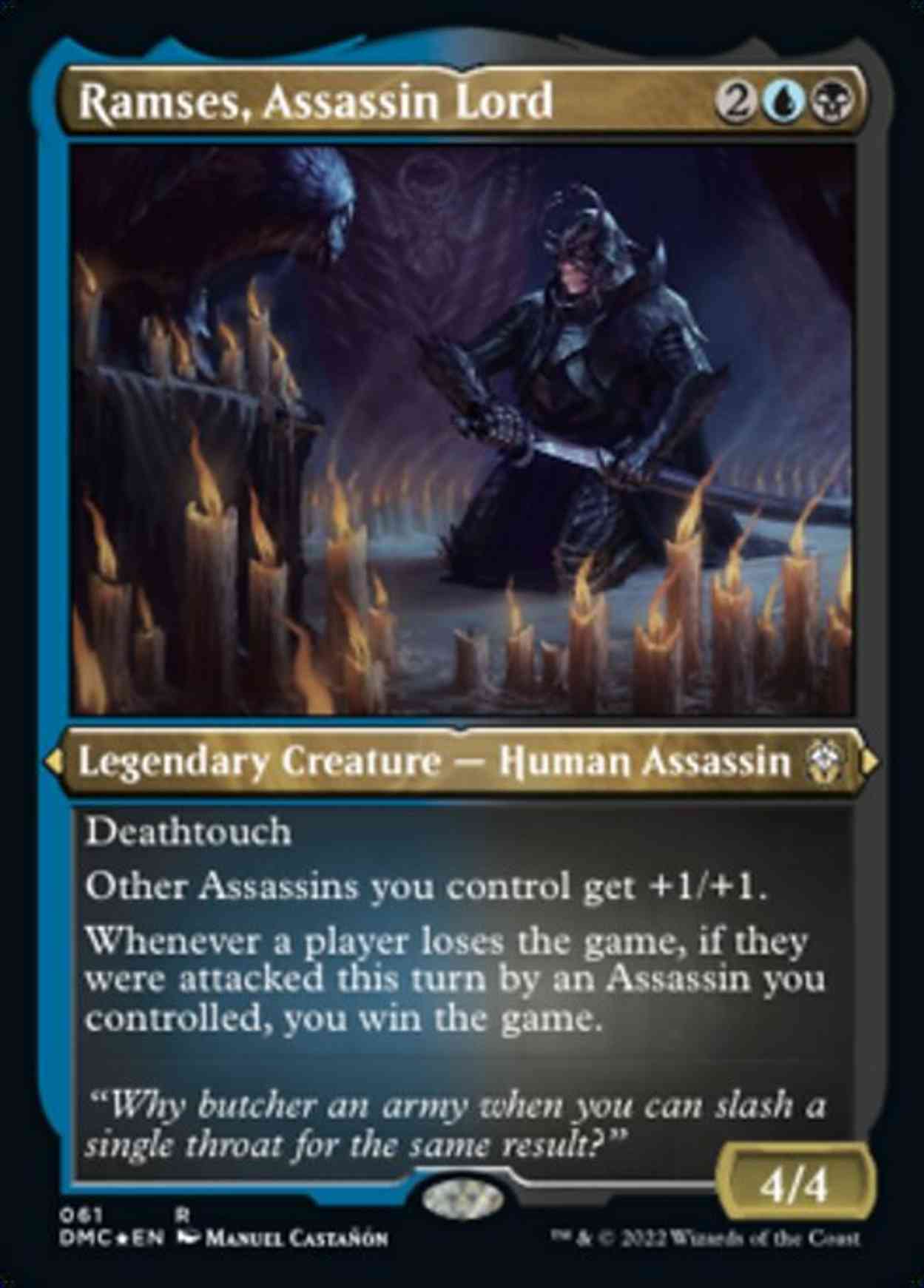 Ramses, Assassin Lord (Foil Etched) magic card front