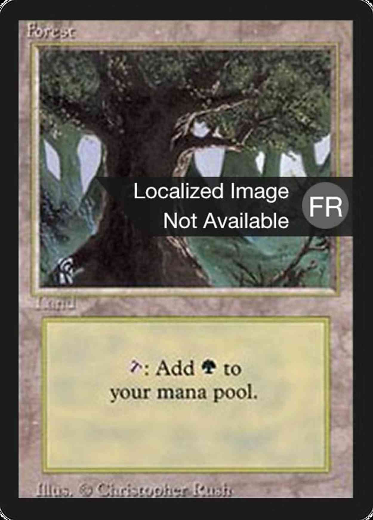 Forest (A) magic card front