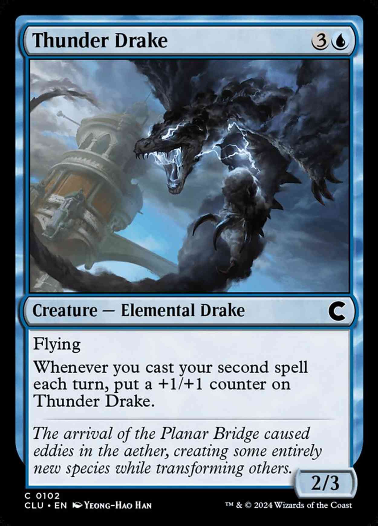 Thunder Drake magic card front